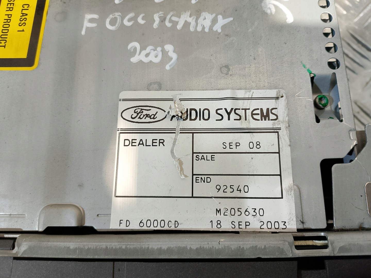 RADIO FORD FOCUS C-MAX e 1 3M5T-18C815-BD