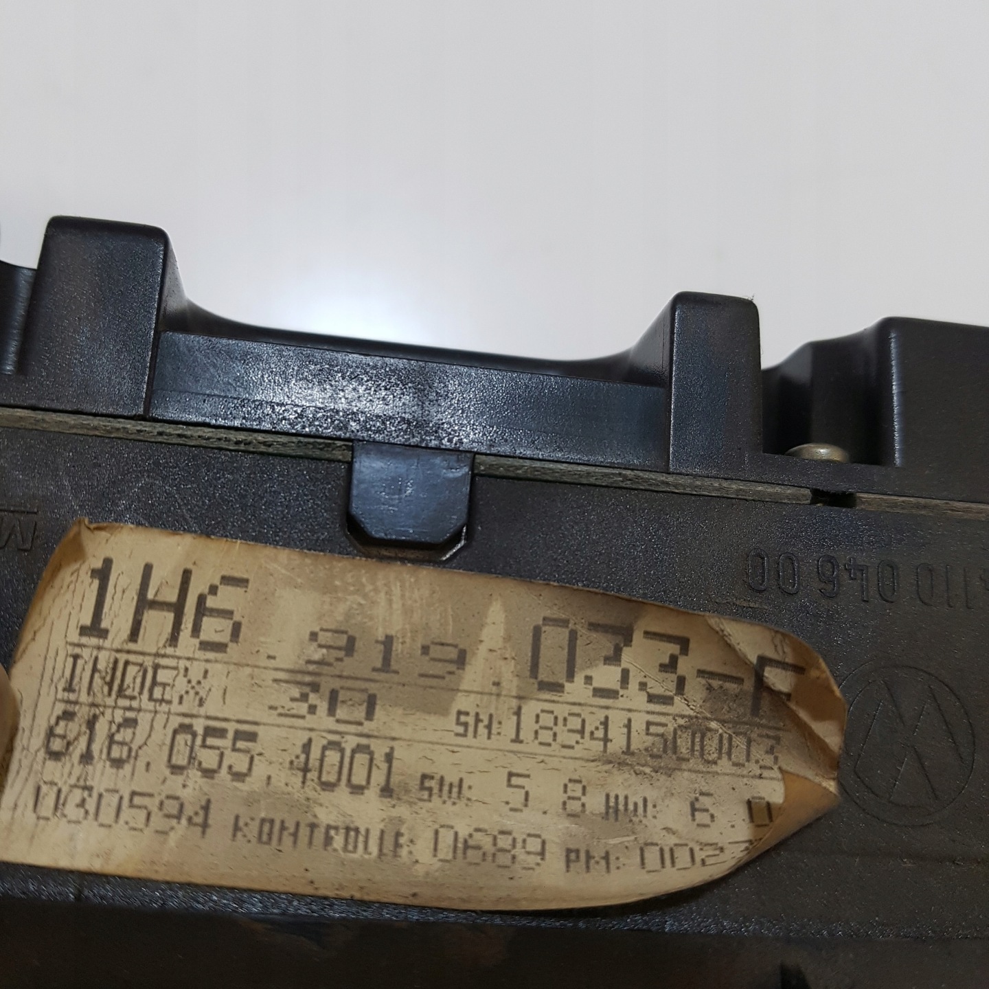 dials dials VOLKSWAGEN GOLF 3 1.8 B 1H6919033F