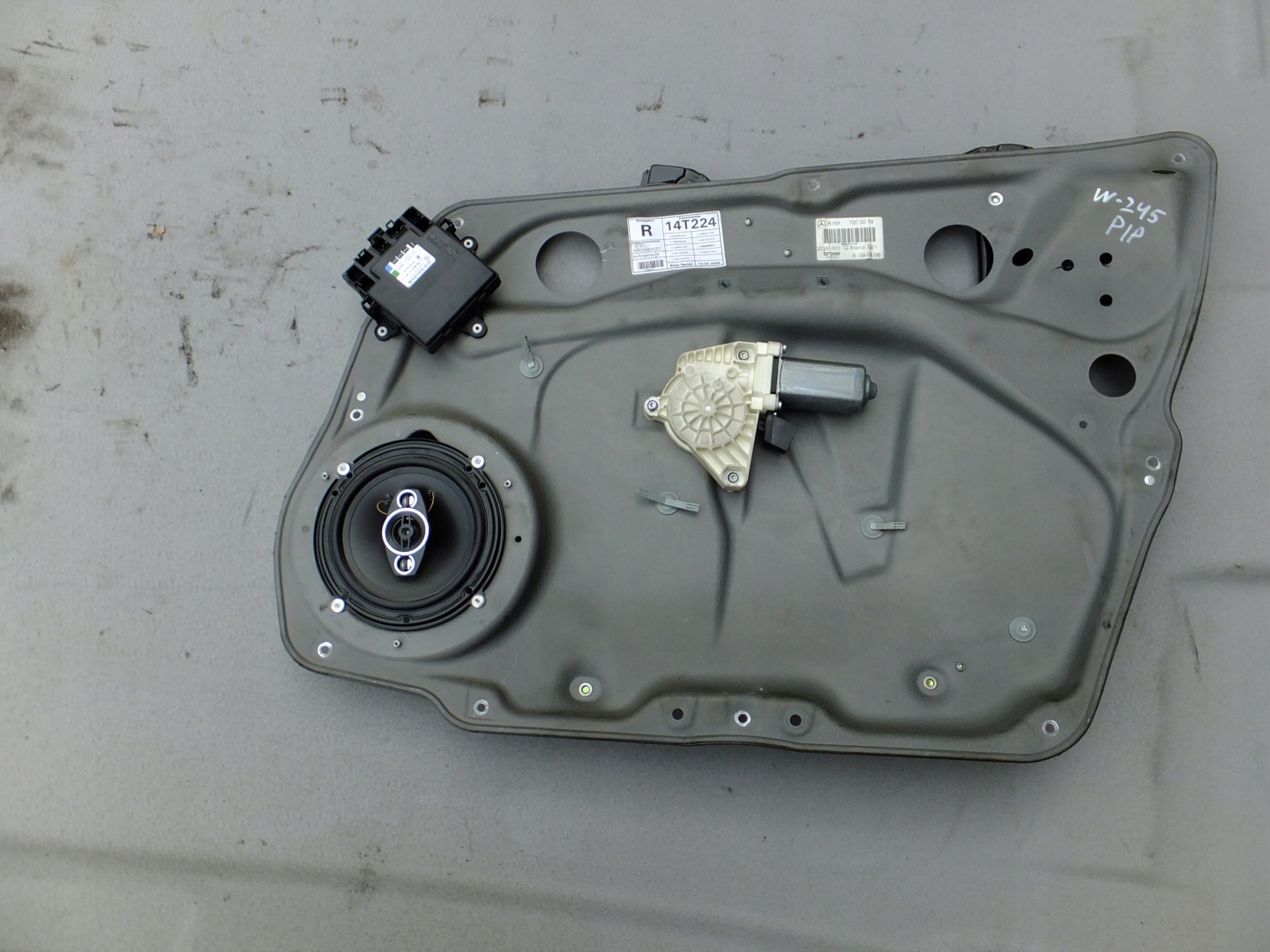 mini motor window regulator right front mercedes w245 2007r