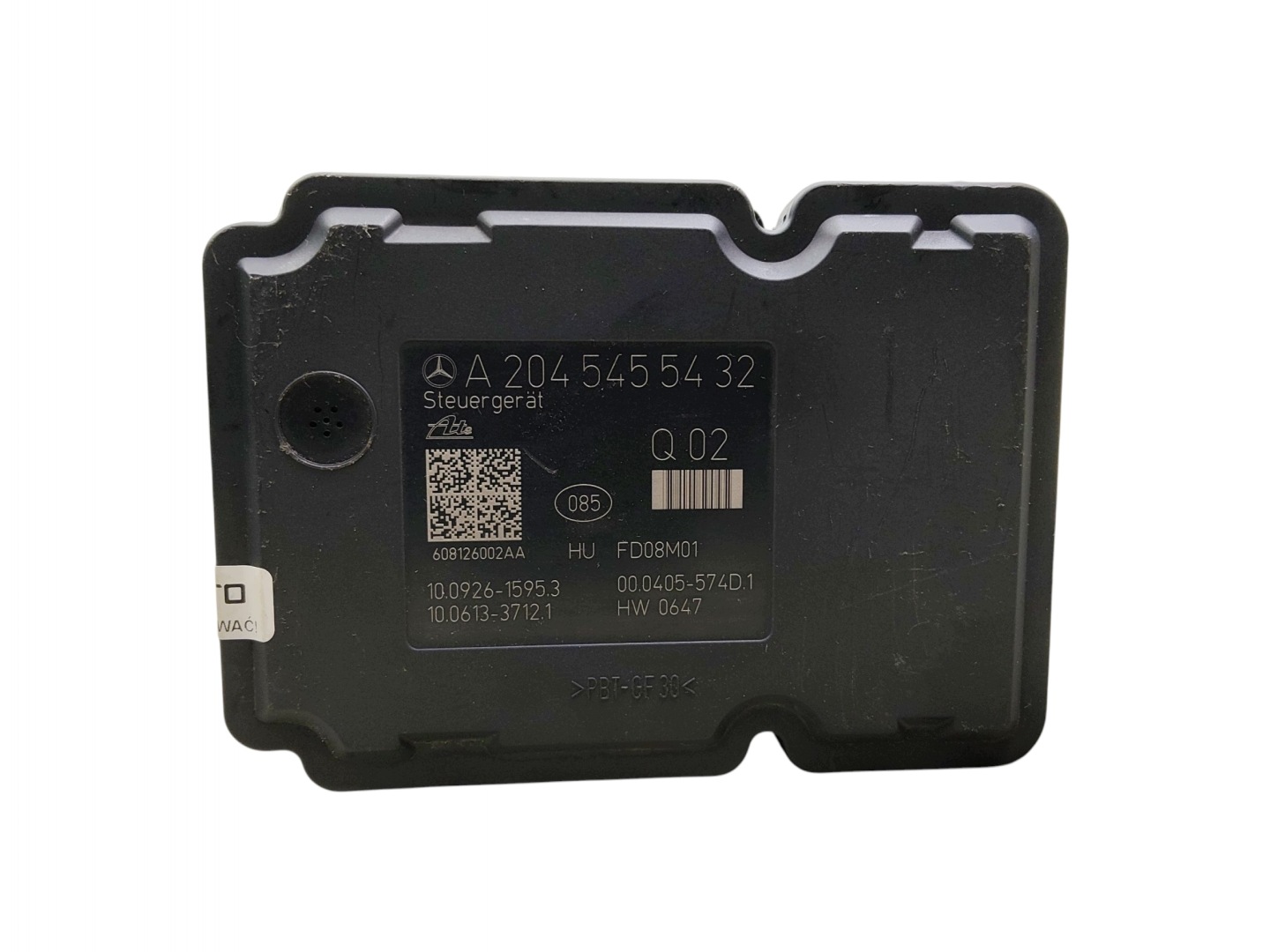 pump control unit ABS MERCEDES C W204 A2044312512 A2045455432