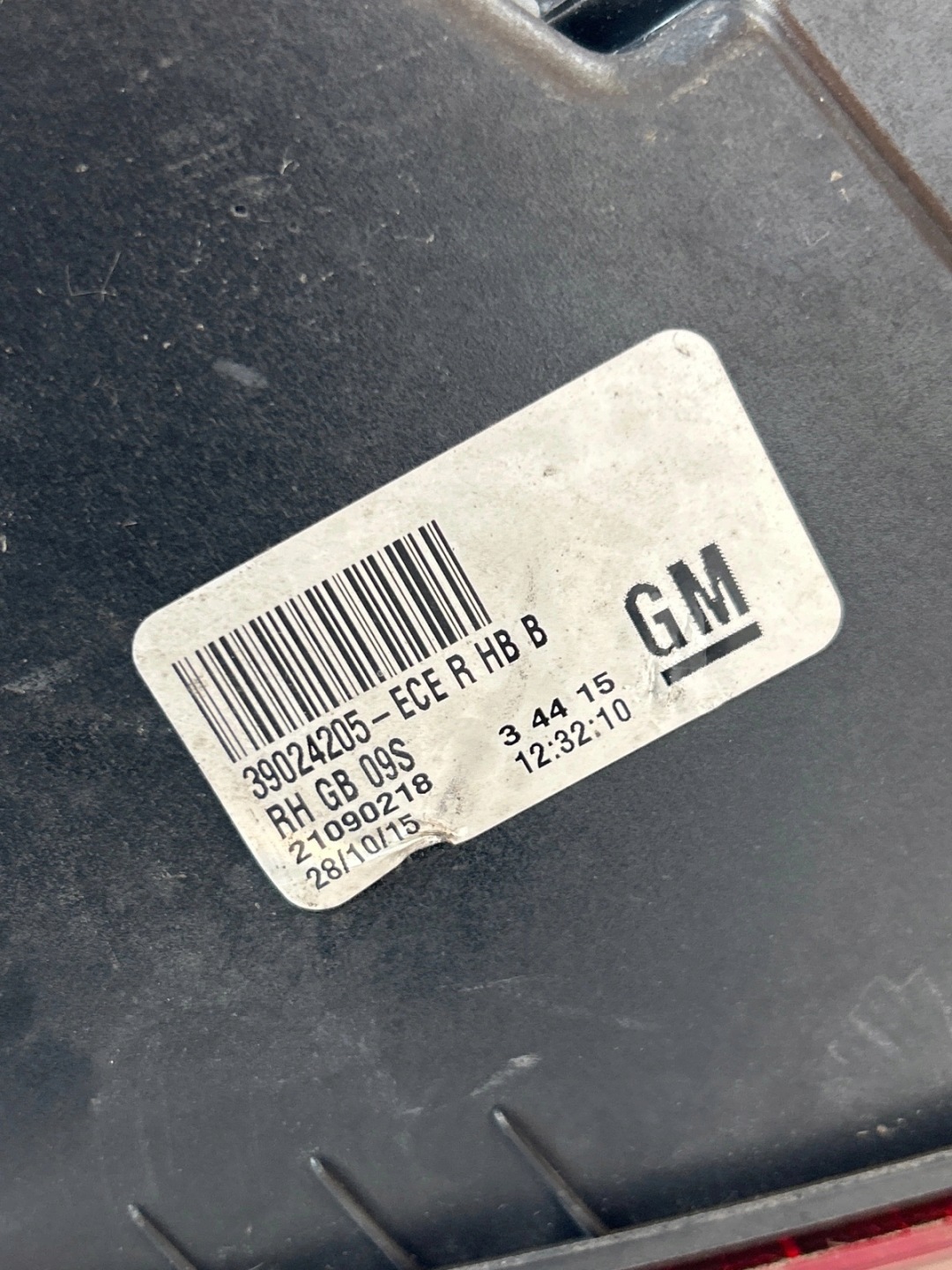 light rear part rear right Opel Insignia A Lift sedan