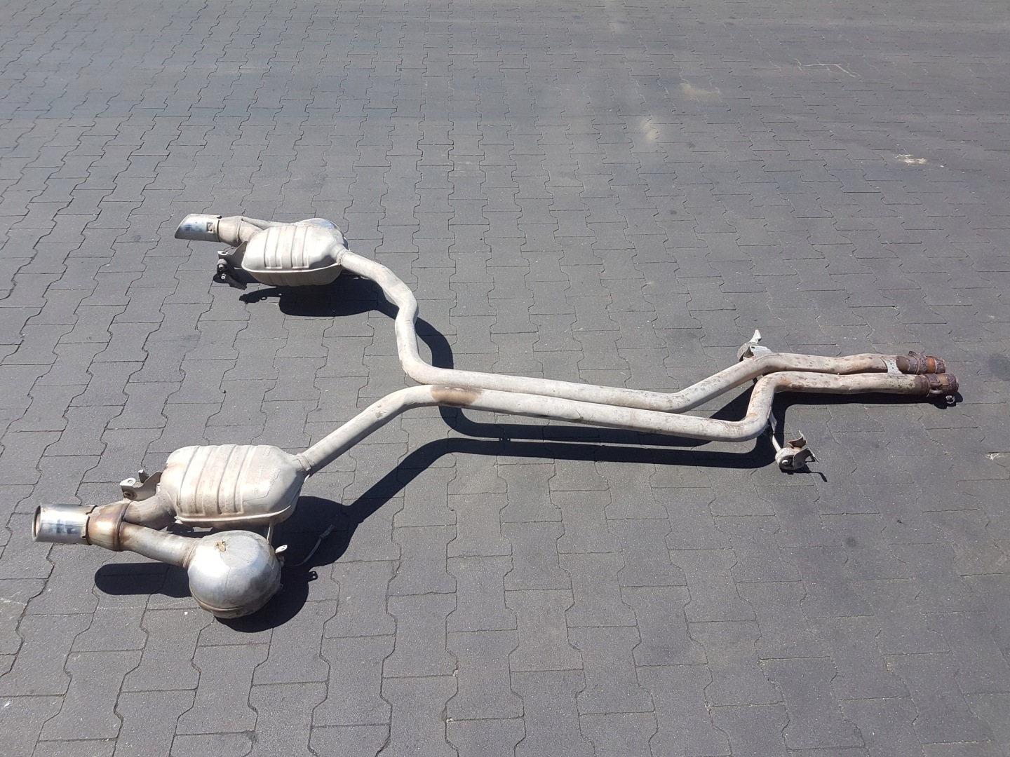 Complet Échappement AUDI A6-C7 2013 3.0 TDI 4G0131775 4G0253611N