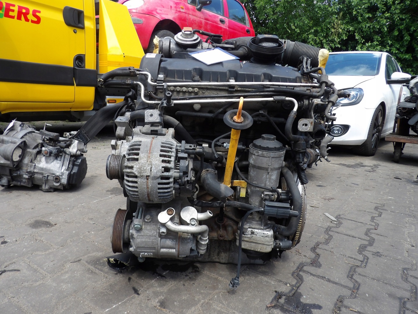 Skoda Octavia II 1,9 tdi engine complete BJB
