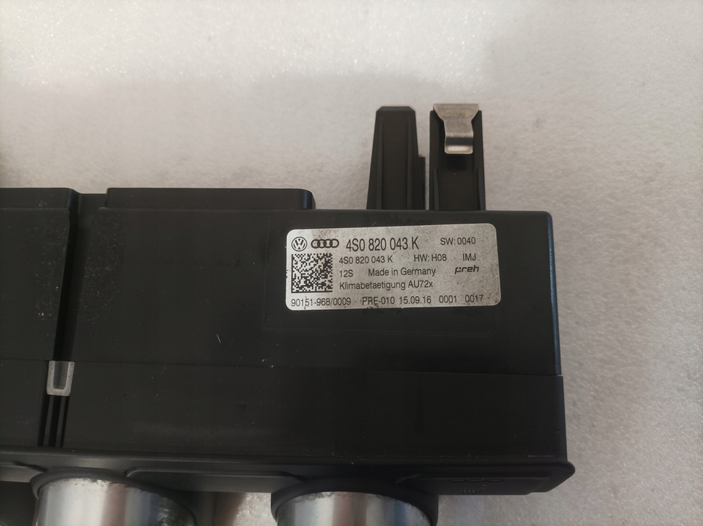 AUDI R8 Unite commande clima CLIMATRONIC 4S0820043K