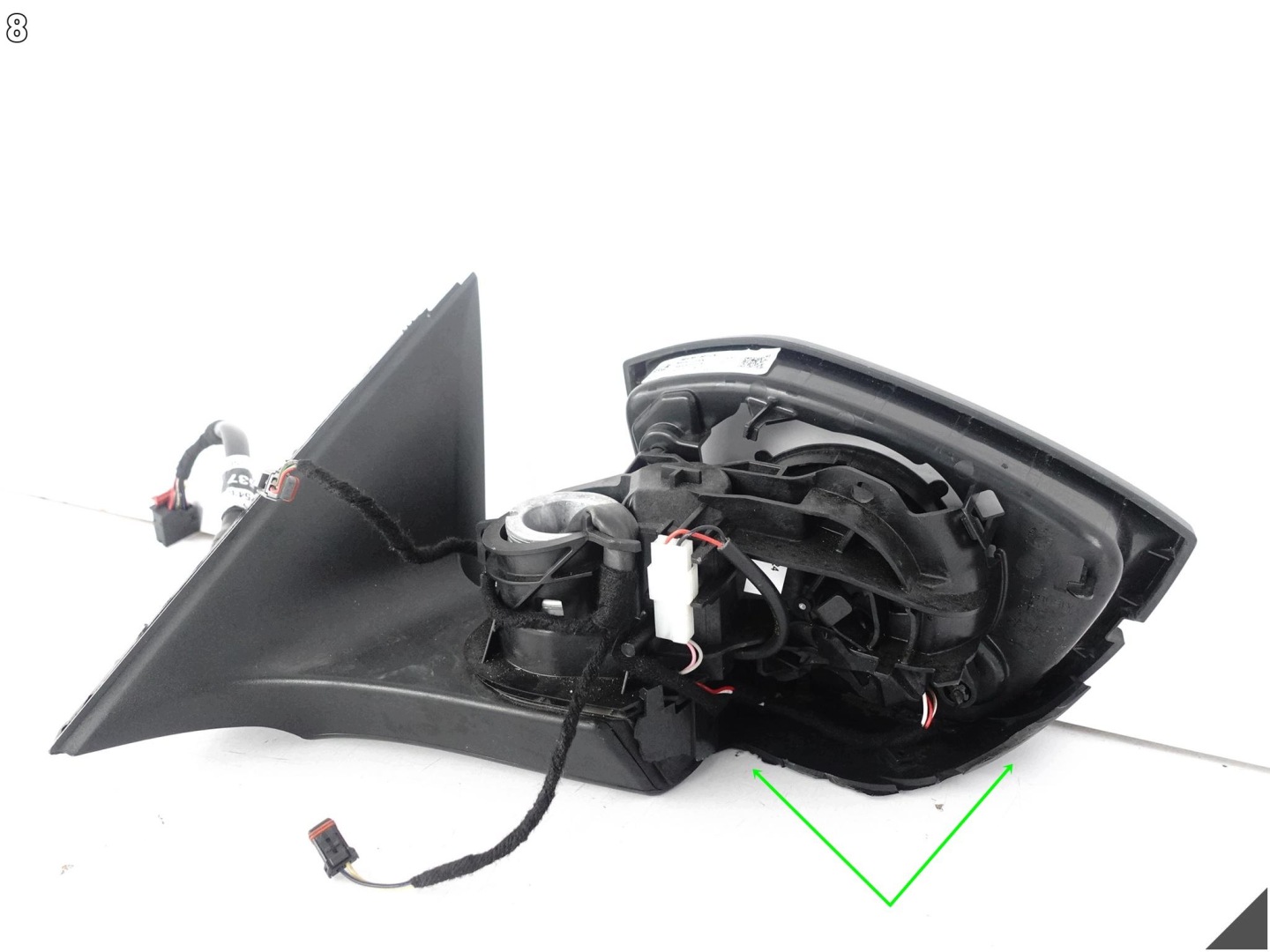 SKODA OCTAVIA IV 4 5E3 19- mirror exterior left support arm 12 PIN EU
