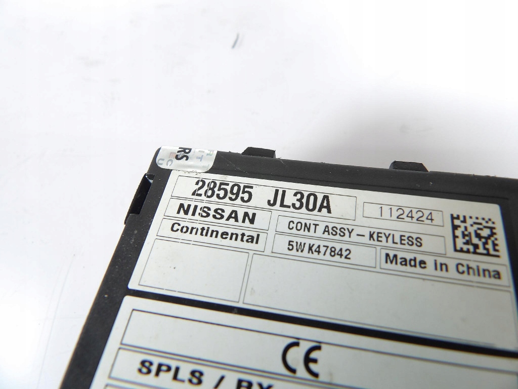INFINITI G37 module KEYLESS 28595-JL30A