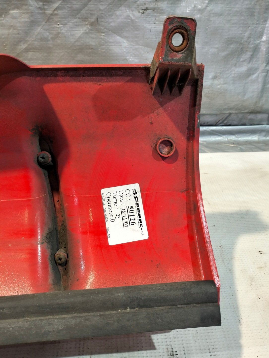 bonnet hood corner cabs left front IVECO STRALIS III 2007r 504096163