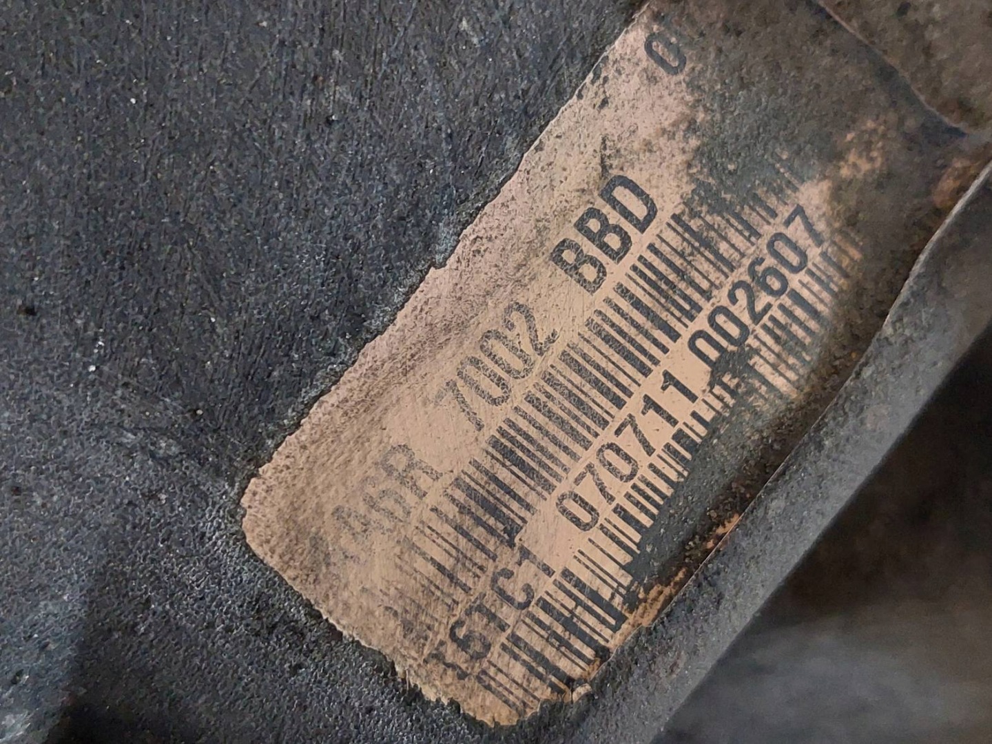 CAMBIO FORD FIESTA MK7 1.4 TDCI AA6R7002BBD