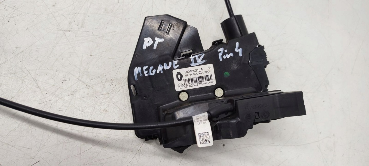 lock door rear part rear right Renault Megane IV
