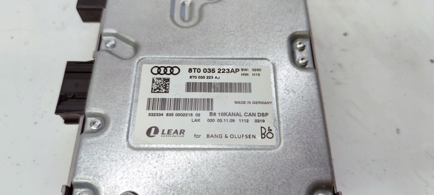 amplifier bang OLUFSEN AUDI A4 A5 Q5 8T0035223AP