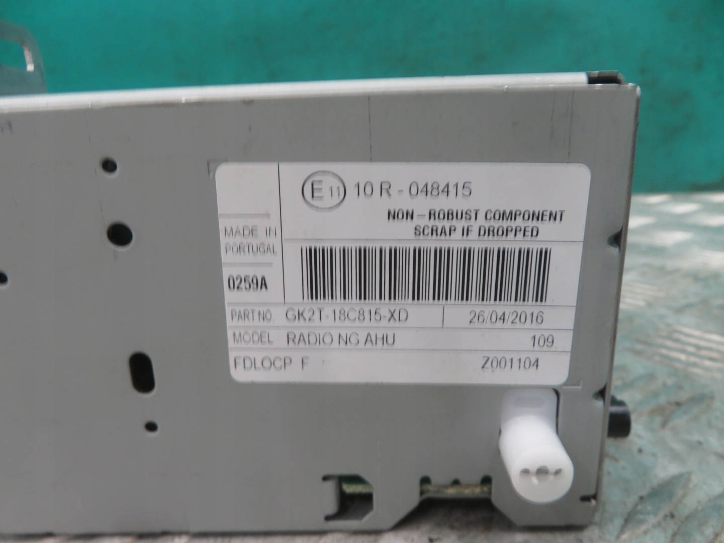 RADIO CD FORD TRANSIT MK8 16R GK2T-18C815-XD