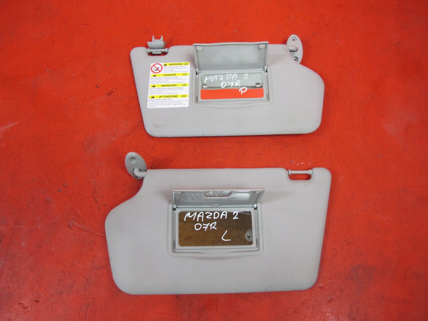 MAZDA 2 DY visor cover visor right left KPL