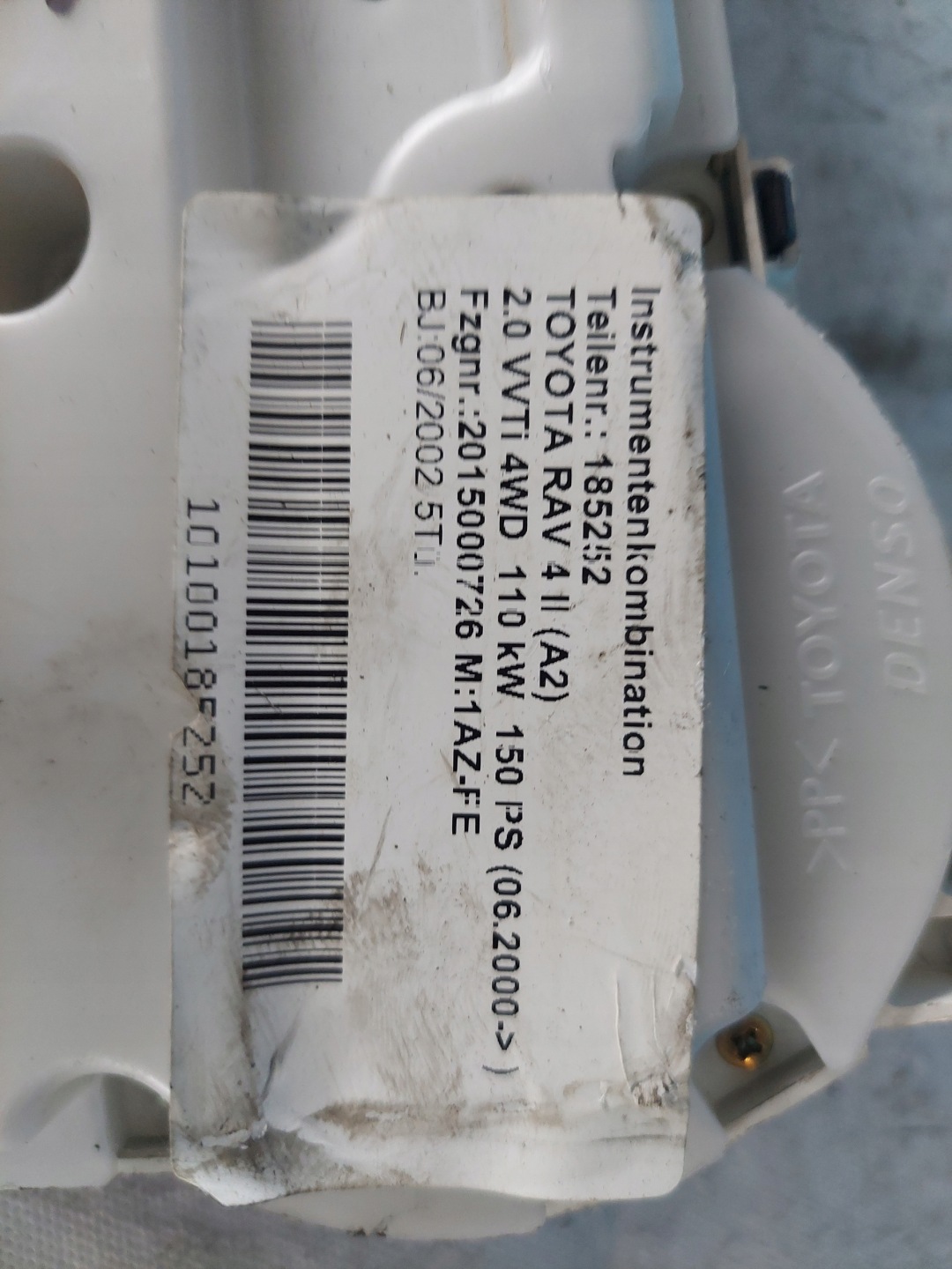 dials clock RAV 4 II 2.0 VVTI AUTOMAT 83800-42870