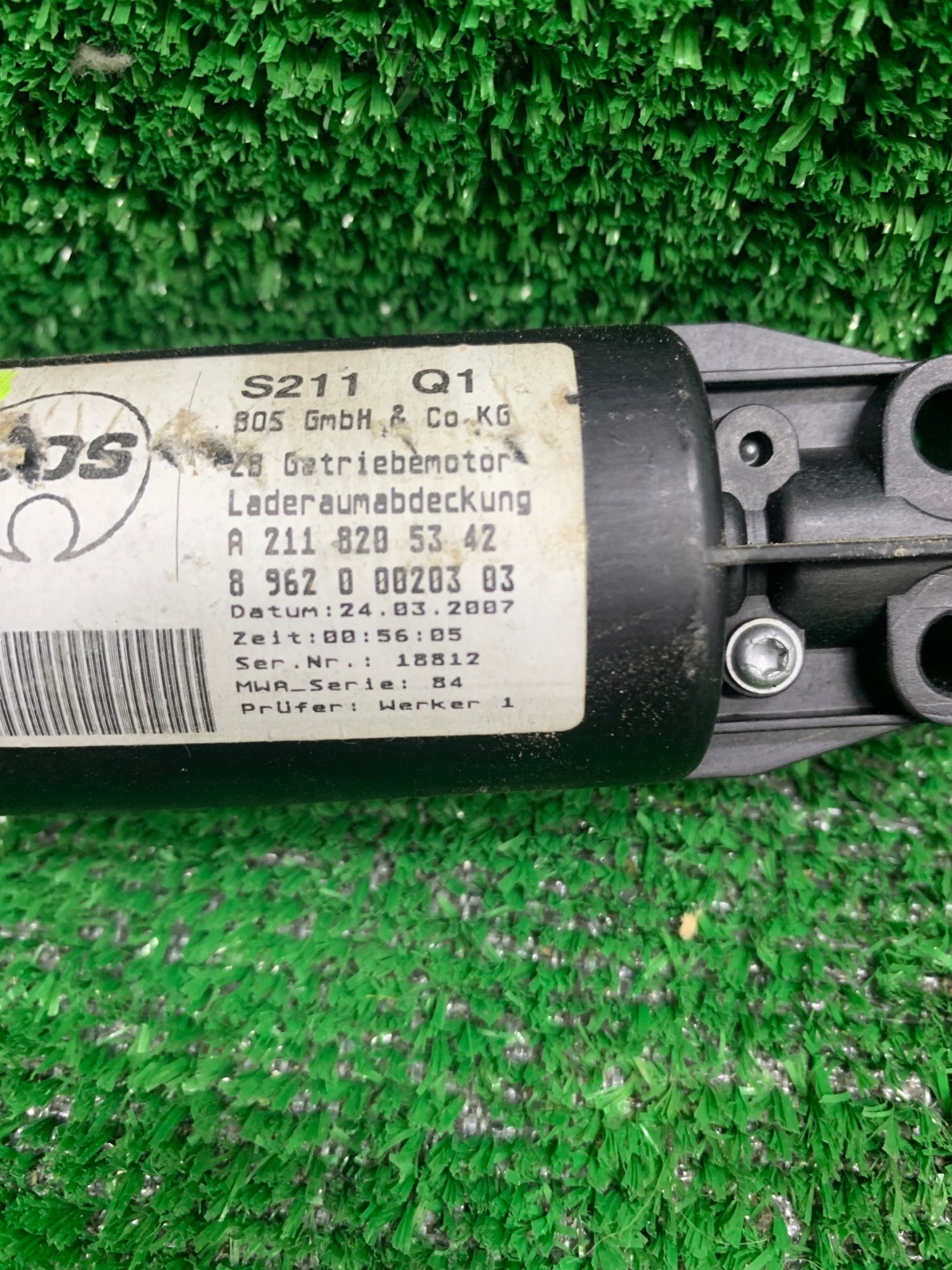 Mercedes-Benz E W211 Motor Dachvorhang Airbag A2118205342