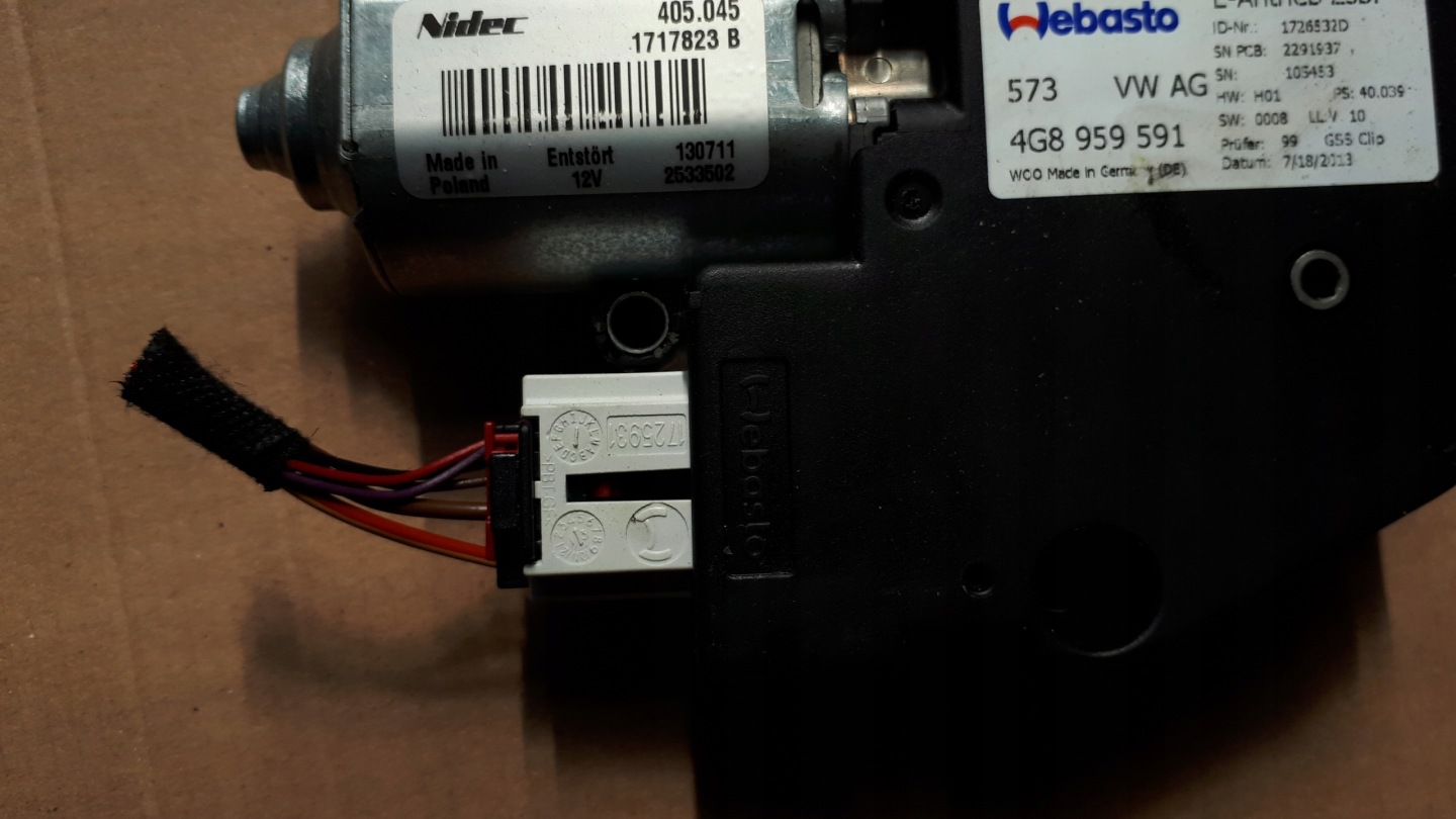 A6 C7 4G Motor Schiebedach 4G8959591 A7 S7