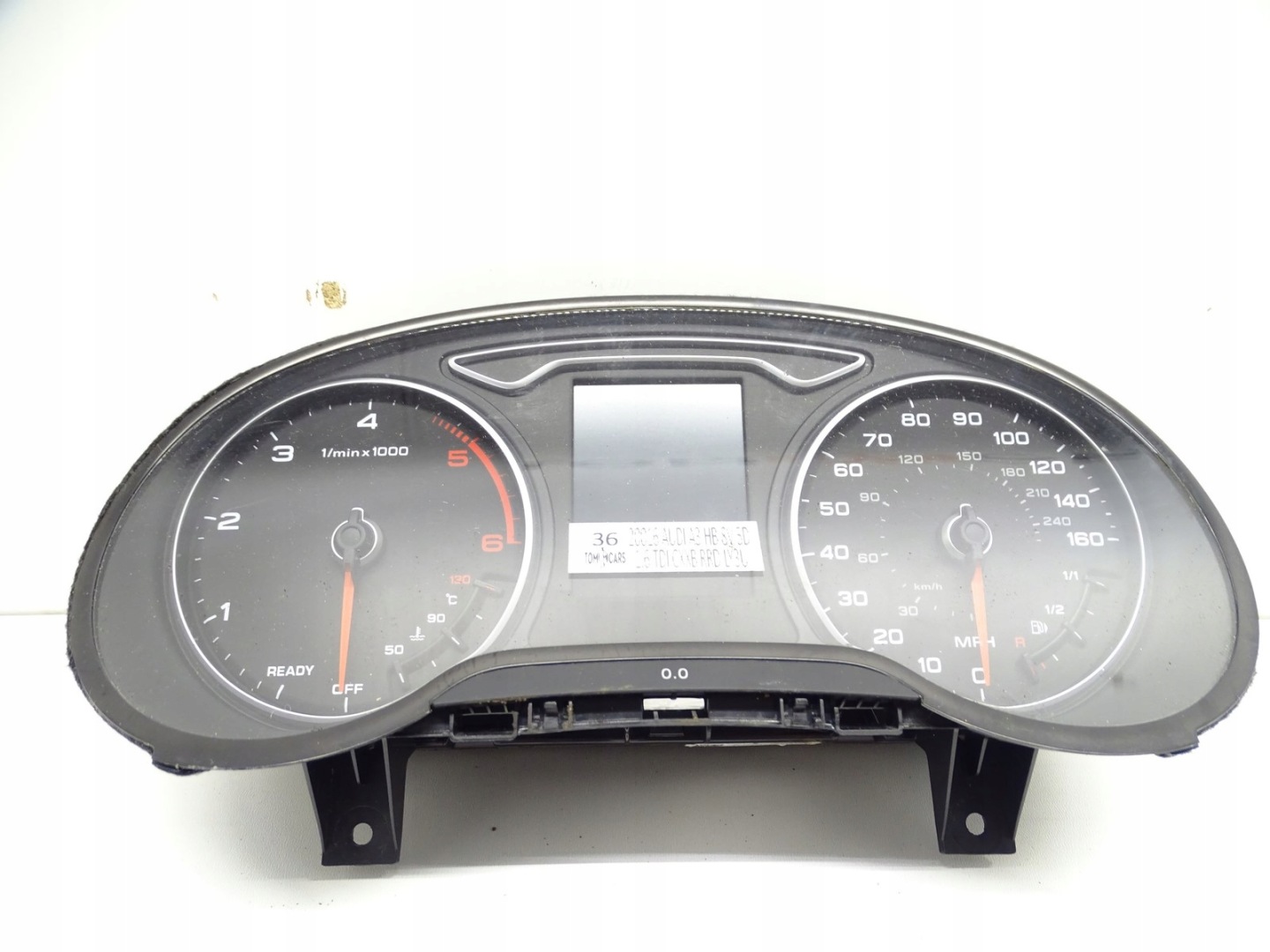 dials clock AUDI A3 8V LIFT 2.0 TDI 8V0920972L UK