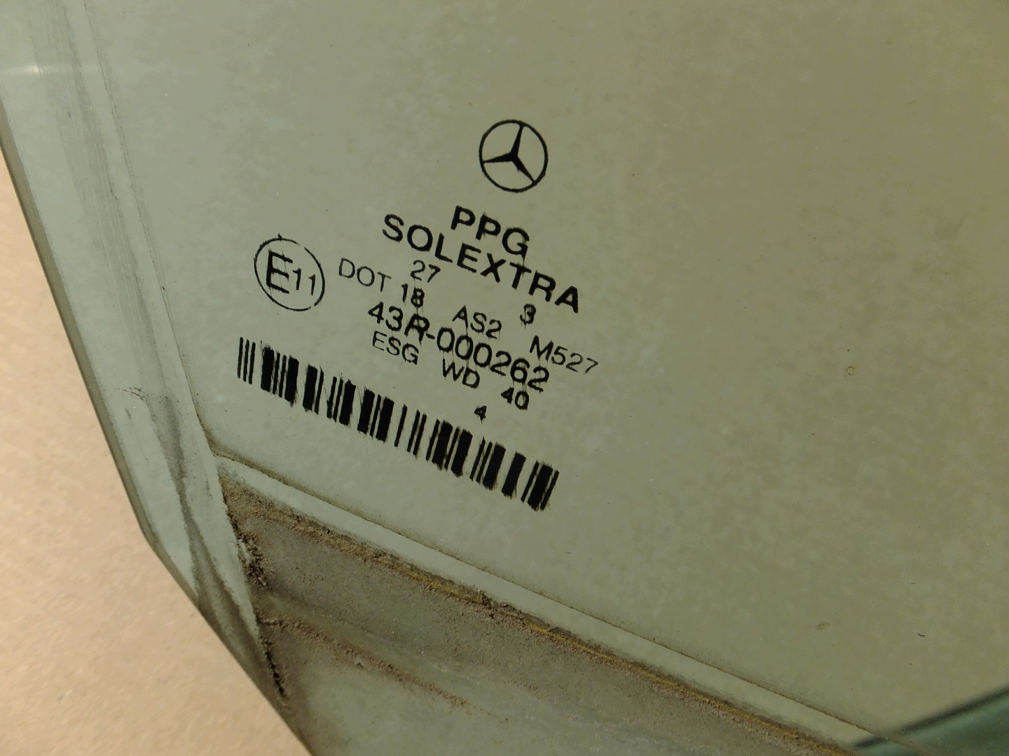 window right front mercedes w211 2004r