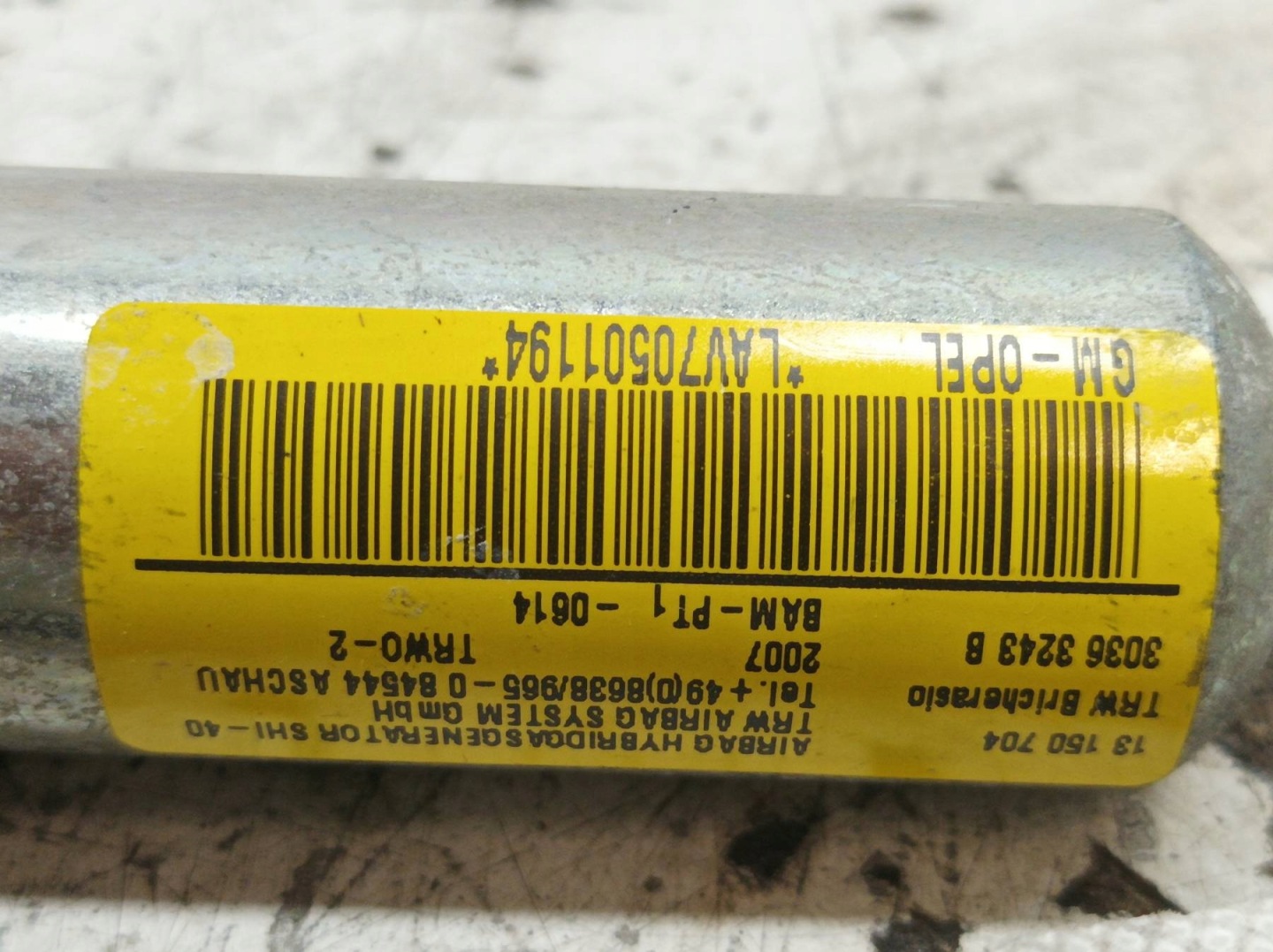 Dachvorhang Airbag links rechts KOMPLET Opel Corsa IV (2006-2014) D
