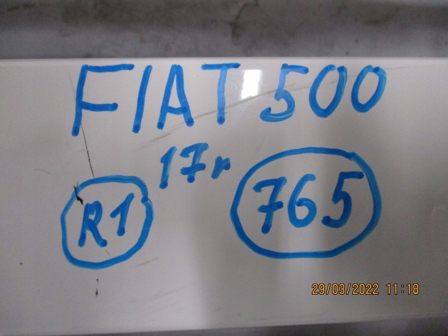 bumper FIAT 500 front front