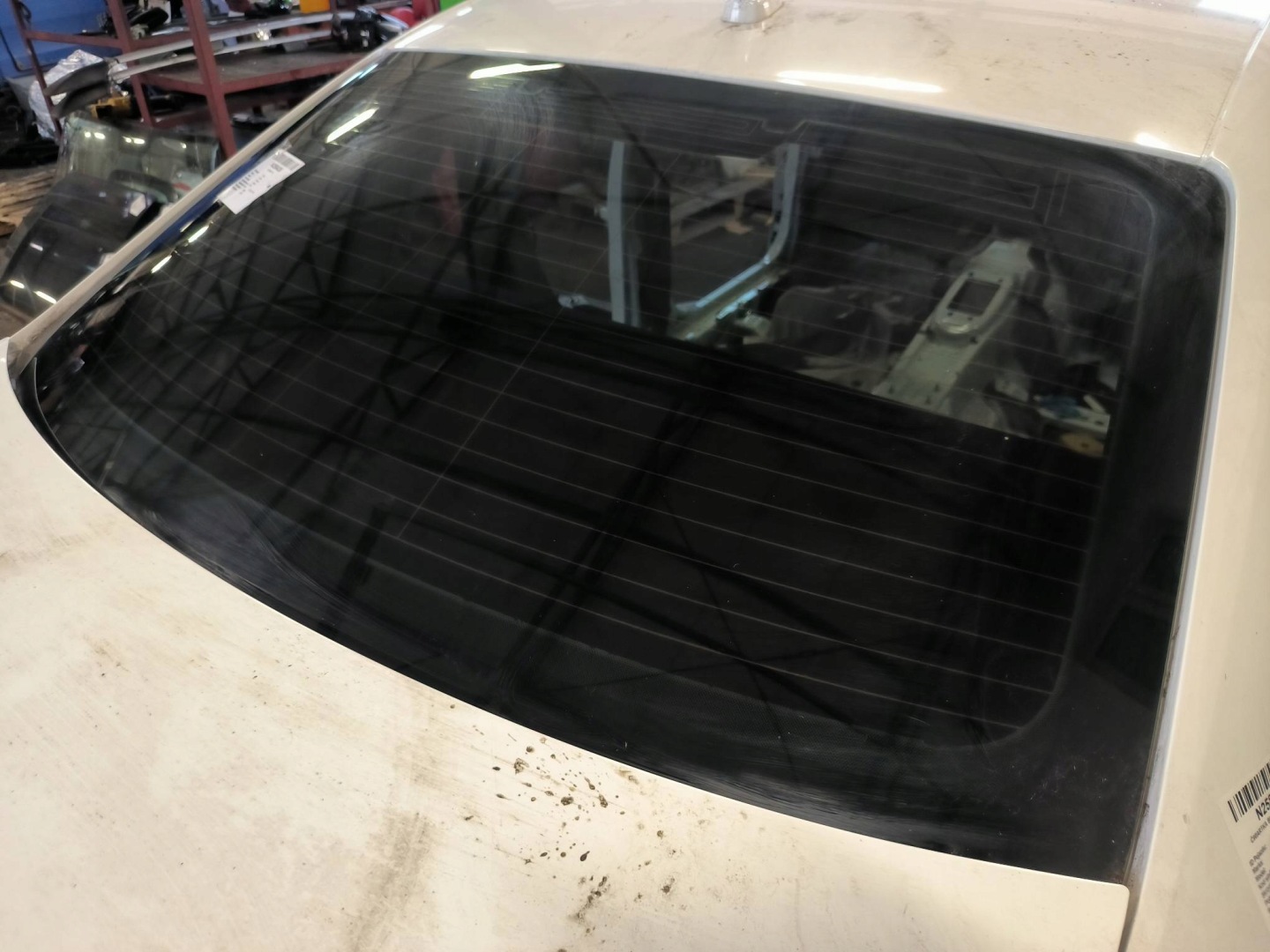 window rear part AUDI A4 B8 sedan