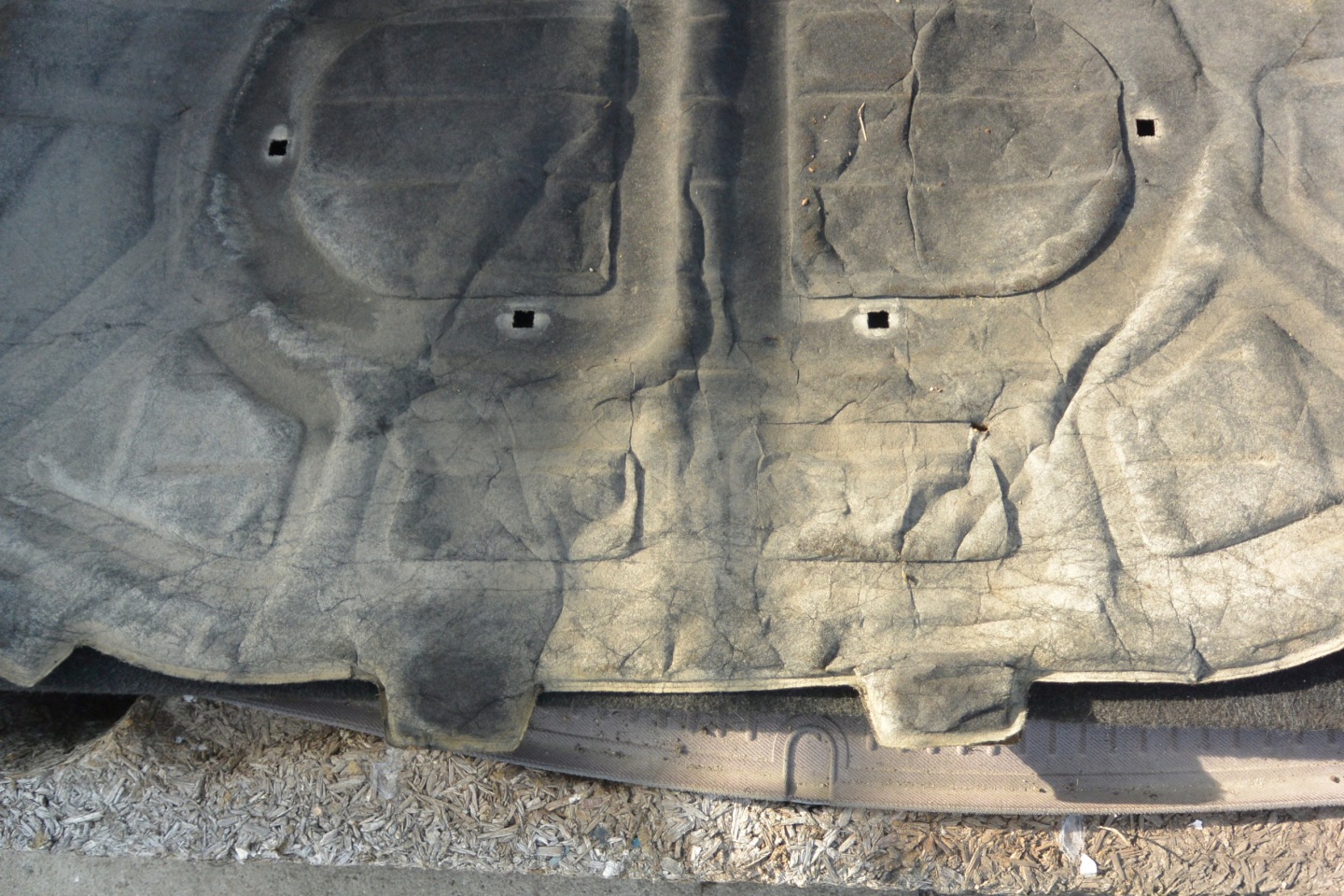 Insonorisation WYCISZENIE du capot AUDI Q7 4L