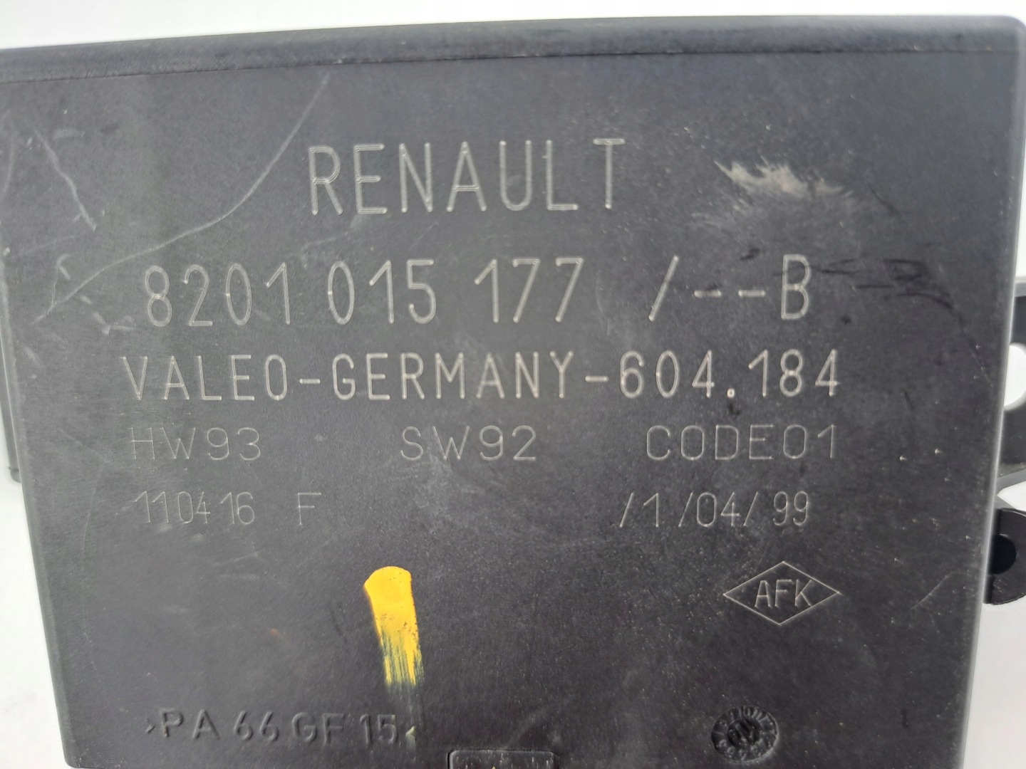 RENAULT modulo PDC Centralina 8201015177B