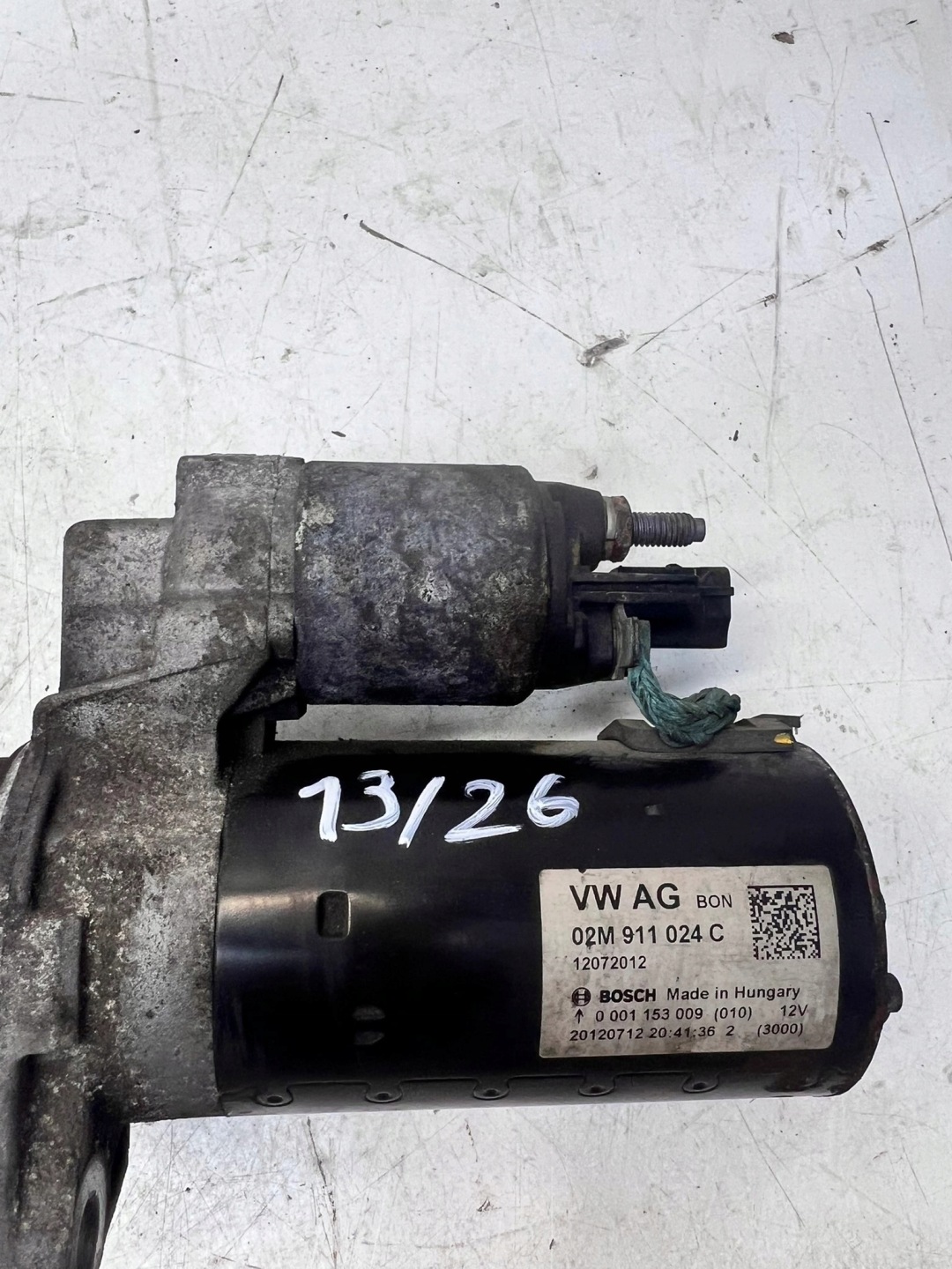 starter AUDI A1 8X SEAT SKODA 02M911024C 13/26