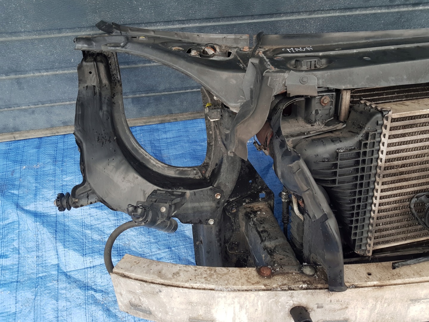 support panel for radiators radiator MERCEDES GL X164 4.0 4.2 CDI V8
