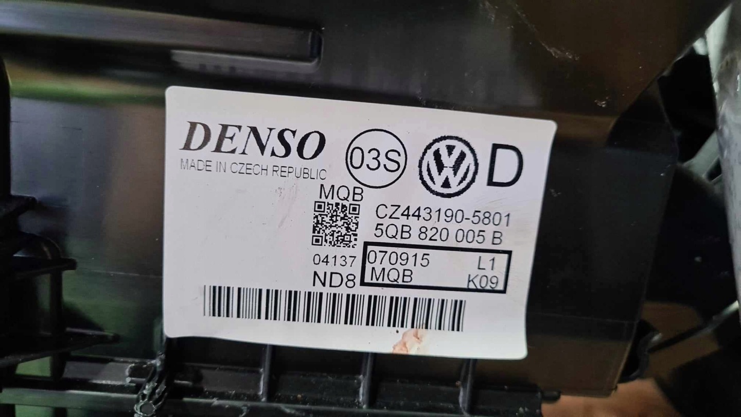 SKODA SUPERB 2016 III complete heater 5QB820005B EUROPA