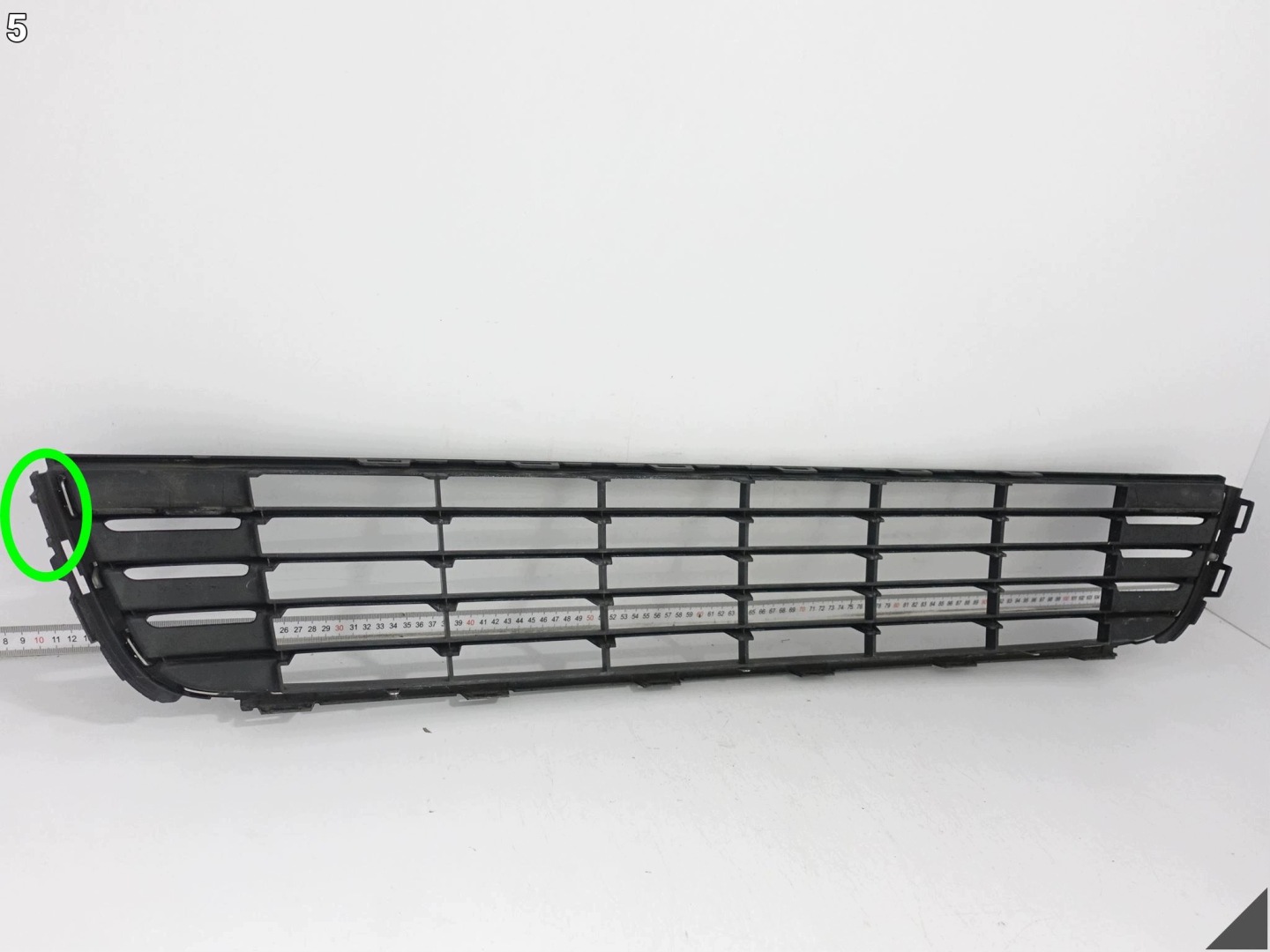 VW TOURAN II 2 10-15 grid central grille intake W bumper front