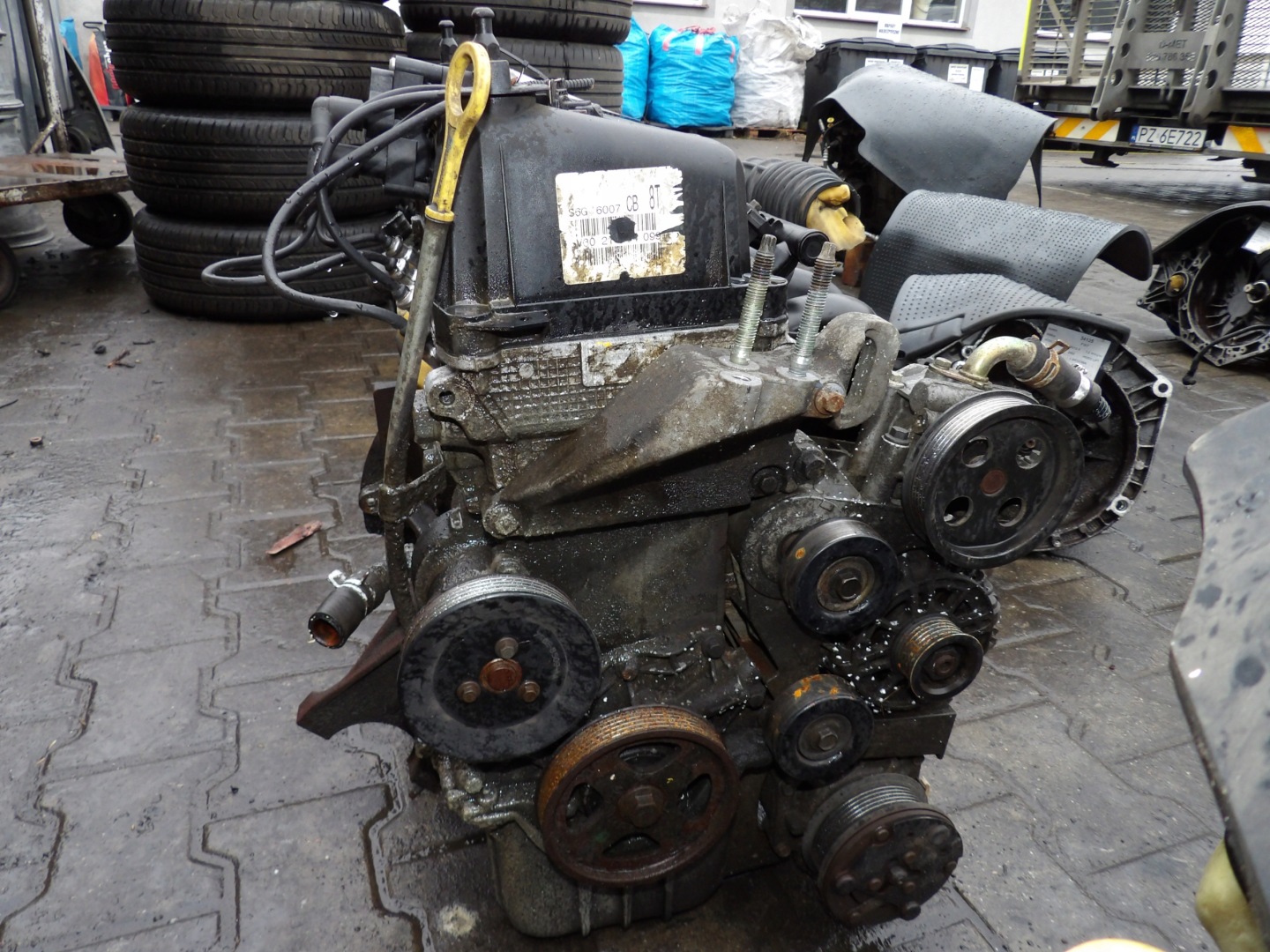 Ford Fiesta MK5 1,3B 52KW 71KM engine complete A9JA