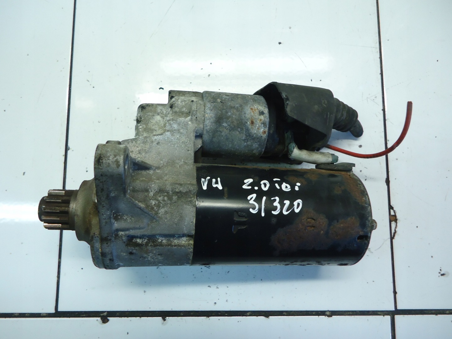 VW PASSAT B6 GOLF VI 2.0TDI CBA starter 02E911023L