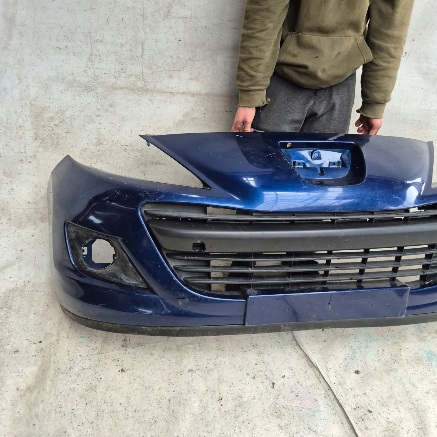 PEUGEOT 207 LIFT 09-12 bumper front front 9688071577