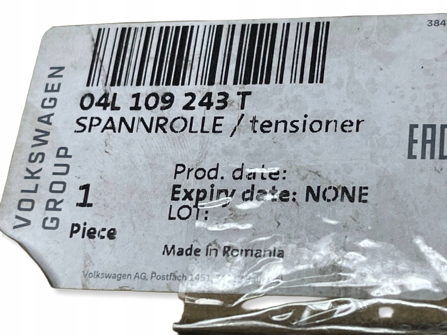 AUDI OE roll NAPINAJACA 04L109243T !J