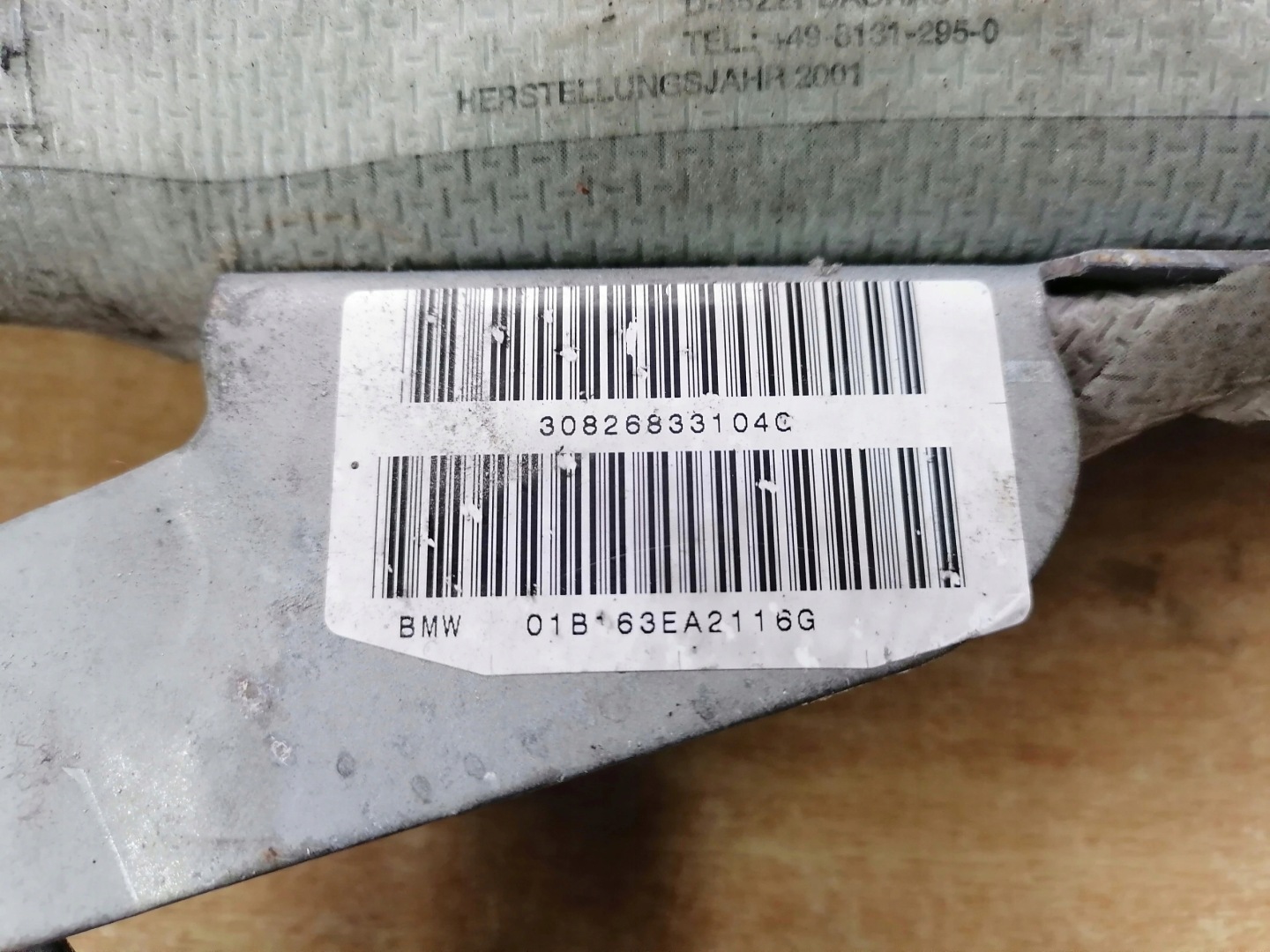 airbag luft BMW 30826833203K 34826833203K