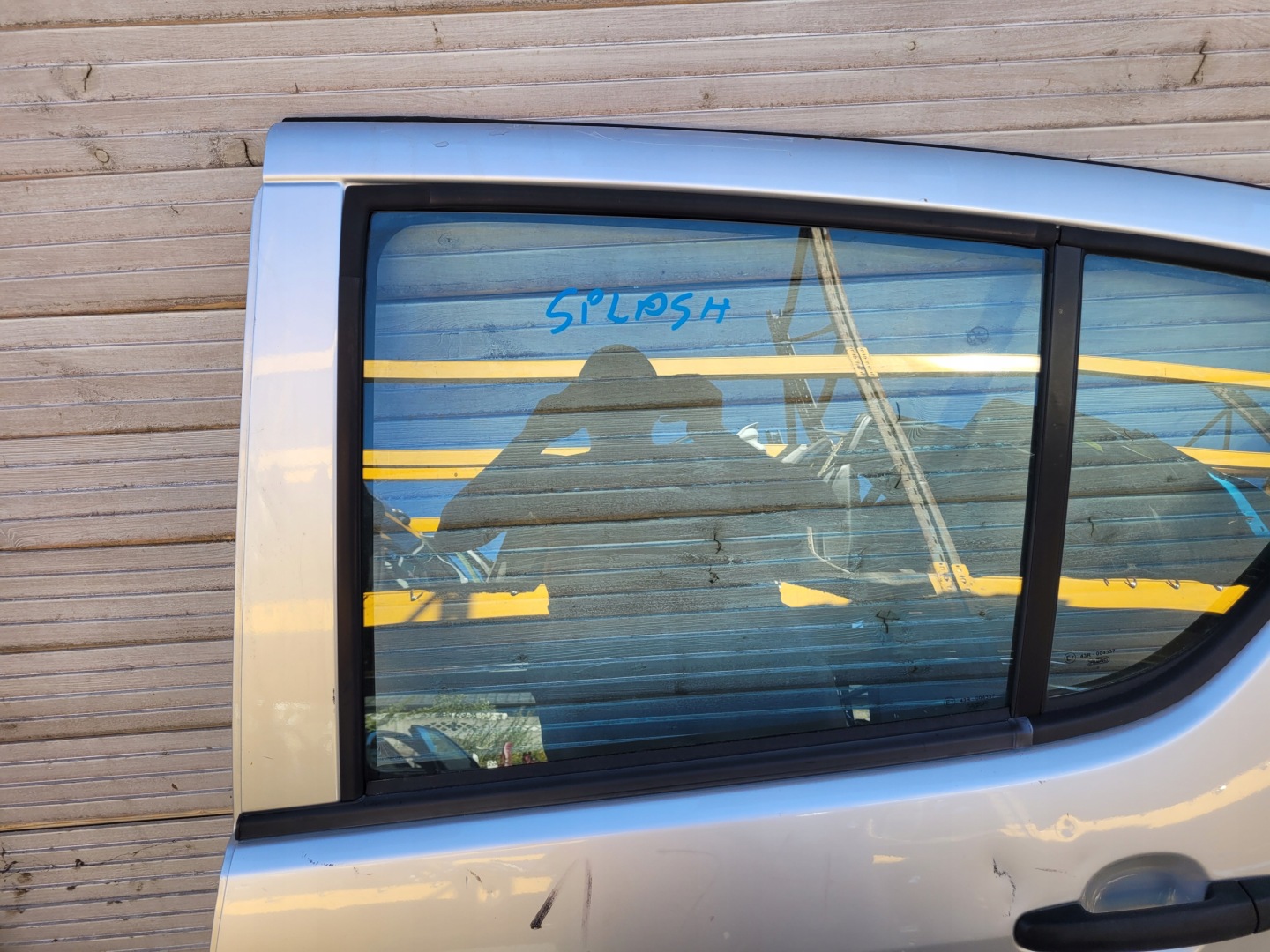 door rear. rear part left SUZUKI SPLASH