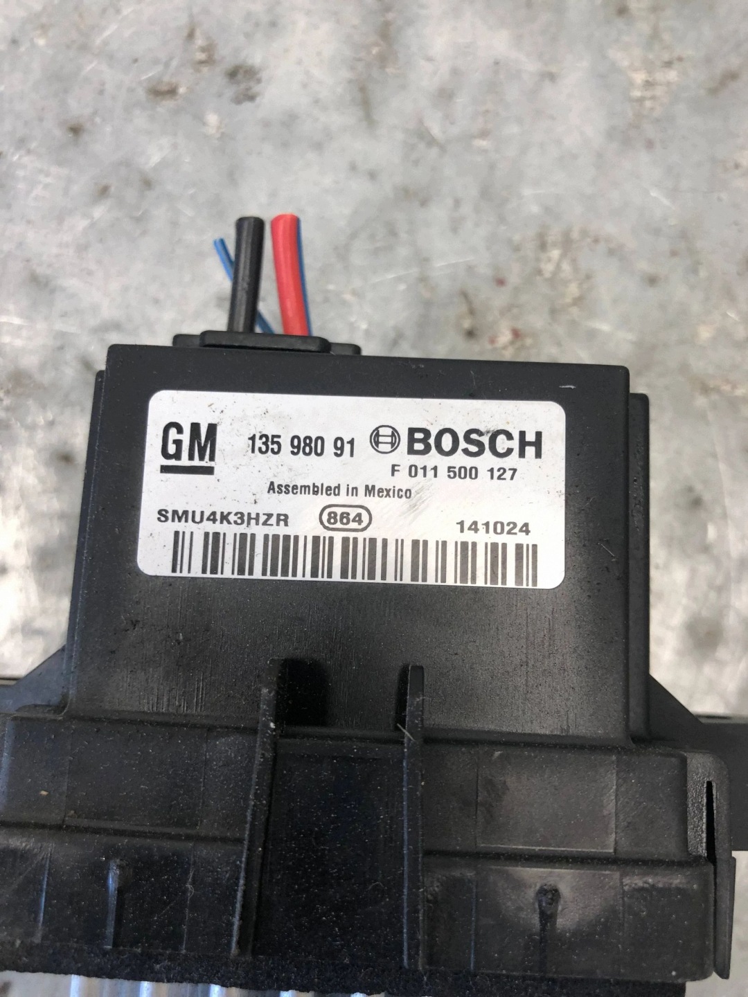 resistor, rheostat, regulator heater fan resistor OPEL 13598091