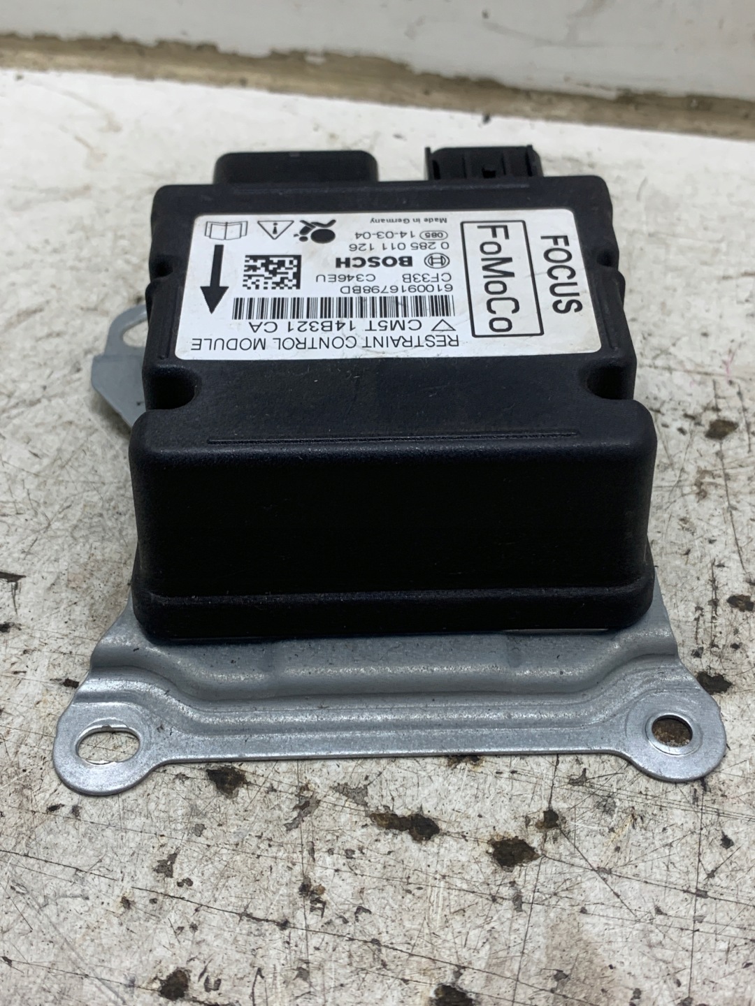 SENSOR Module Airbag AIR BAG 0285011126 FORD FOCUS MK3