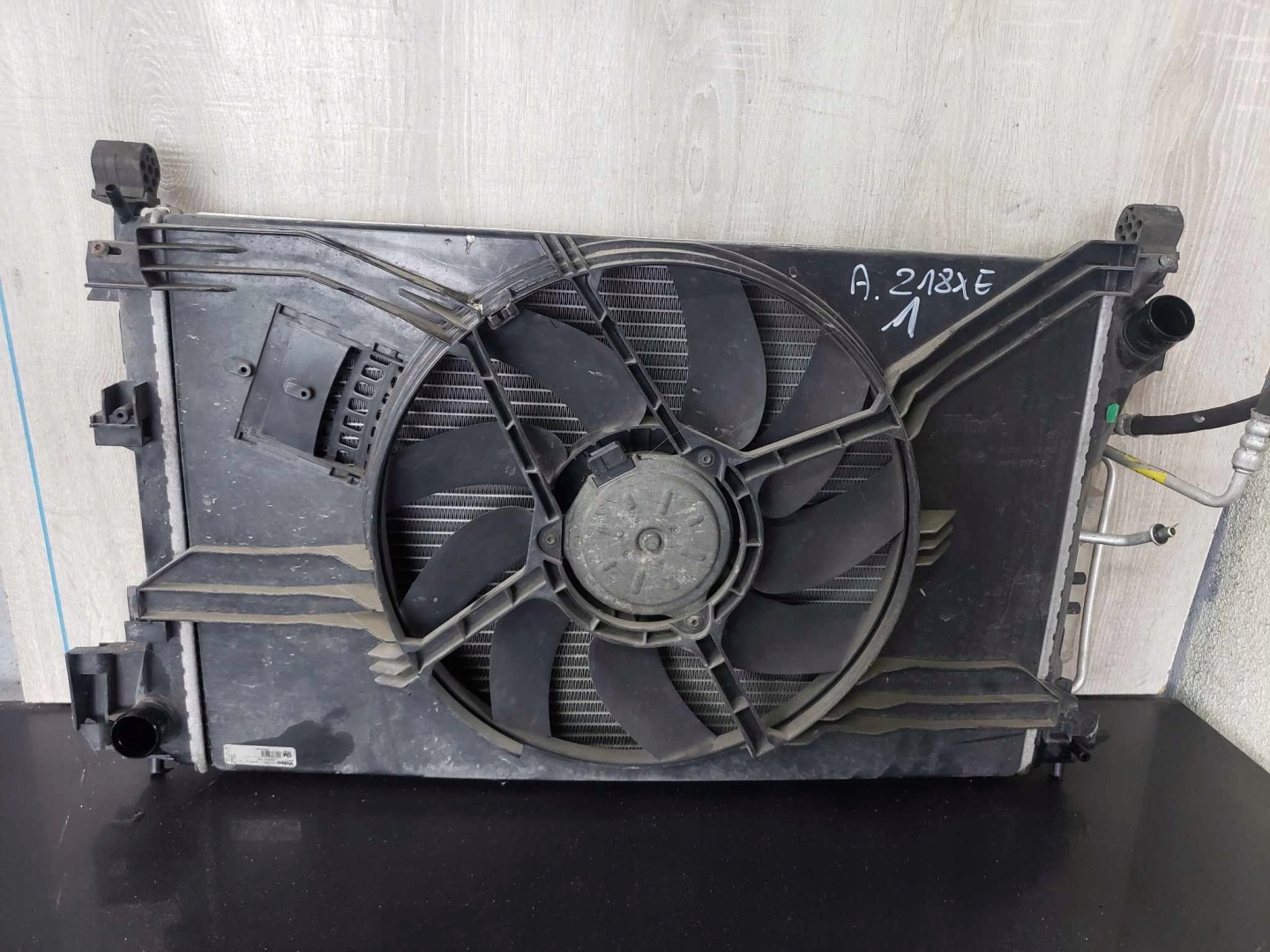 kpl chladič ventilátor Saab 9-3 z18xe 1.8i 122km