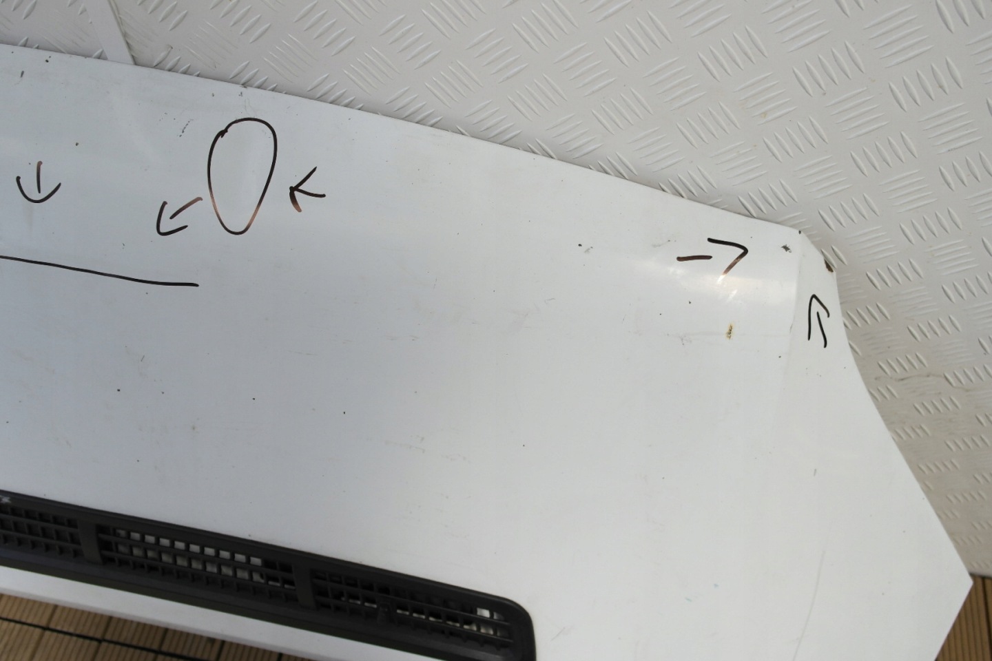 FORD TRANSIT MK7 06-13 bonnet front BIALA OE