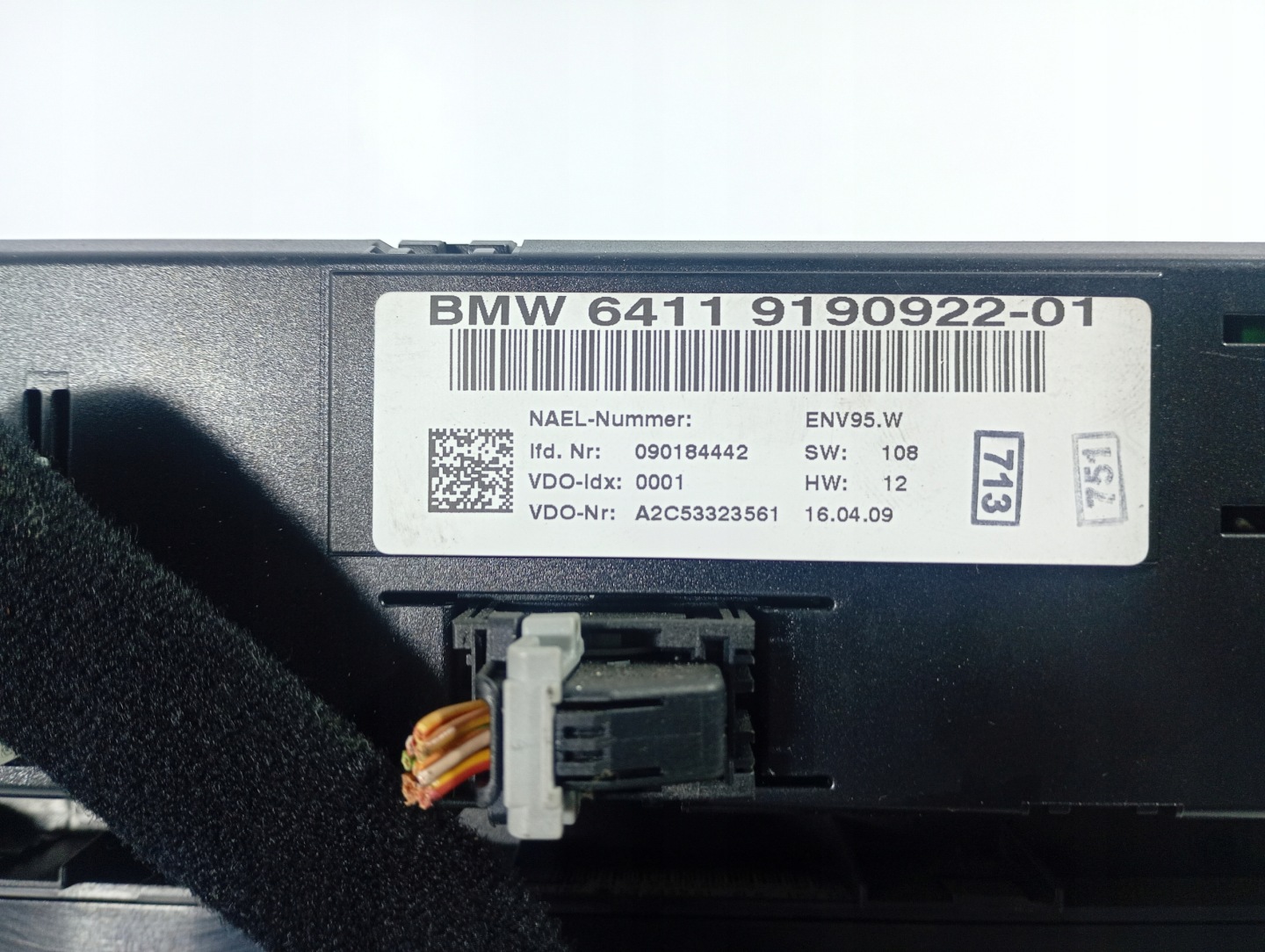 interruttore Pulsante COMANDI CLIMA OE 919092201 BMW 1 e E87 04-11