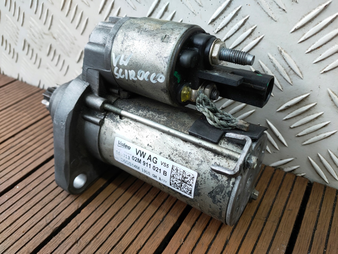 VW SCIROCCO III 08-17 2.0 TSI starter 02M911021B OE