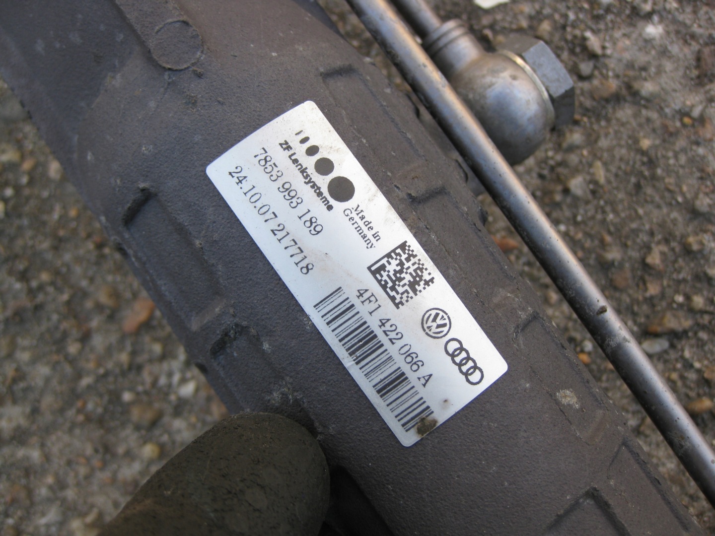 AUDI A6 C6 KOMBI 2.7 TDI 07R Lenkgetriebe 4F1422066A