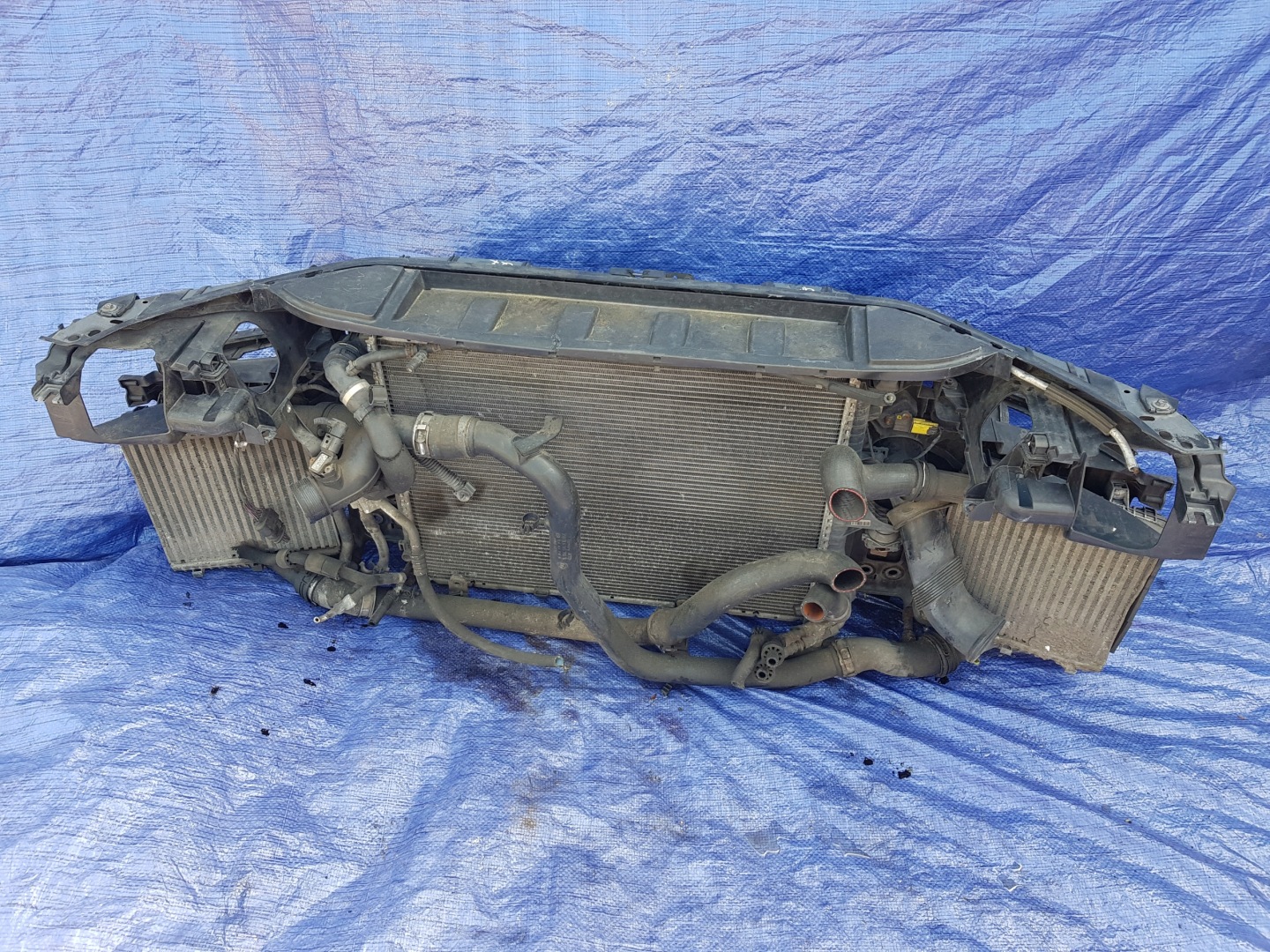 support panel for radiators radiator AUDI Q7 4L 3.0 TDI
