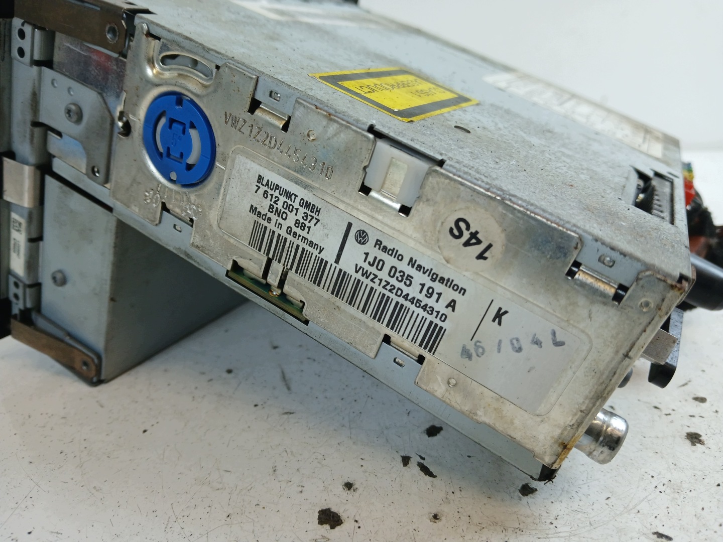 VW GOLF IV BORA RADIO CD FABRYCZNE NAVI Navigation 1J0035191A