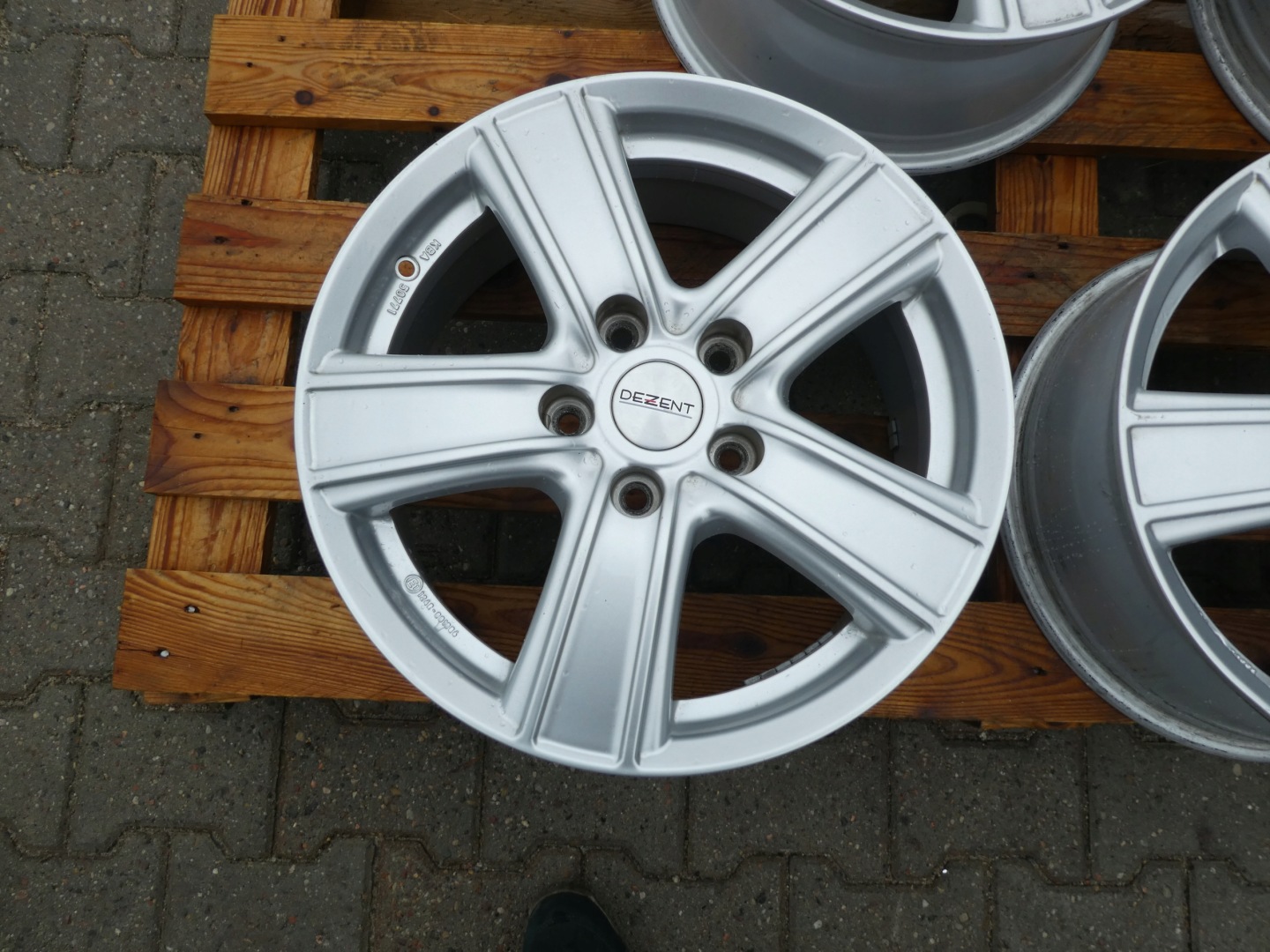 4X discs aluminium disc KBA 50771 VW T5 T6 5X120