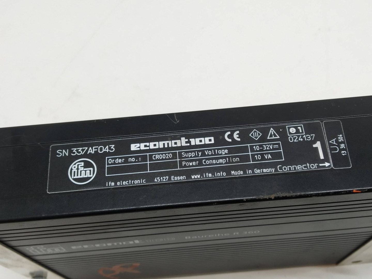 modul IFM BAUREIHE riadiaca jednotka R360 ECOMAT100 Dennis Eagle Elite 2 (2003-14)
