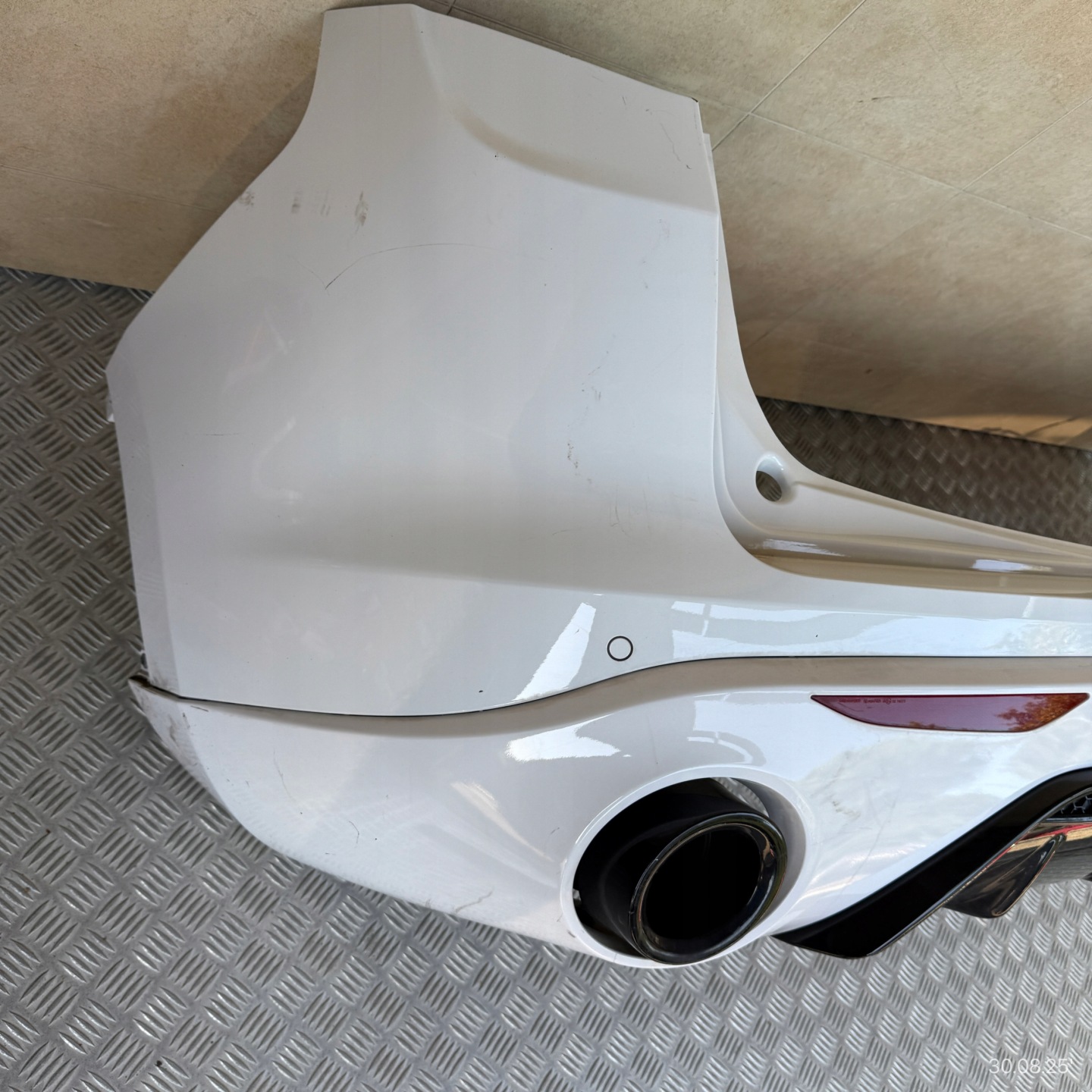 bumper rear complete ALFA ROMEO STELVIO 2019 ROK 4 PDC 4 PDC VELOCE