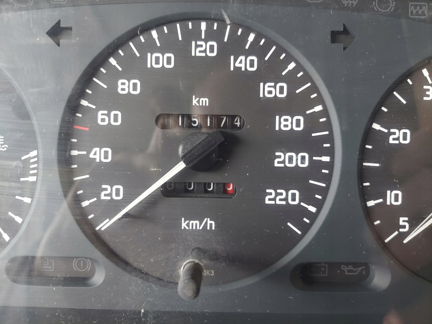 dials clock MEGANE and 2.0 B 7700839660