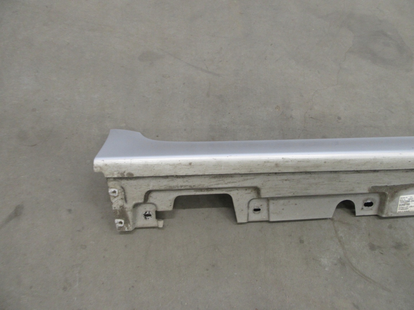 moulding cap threshold right BMW F10 F11 TITANSILBER